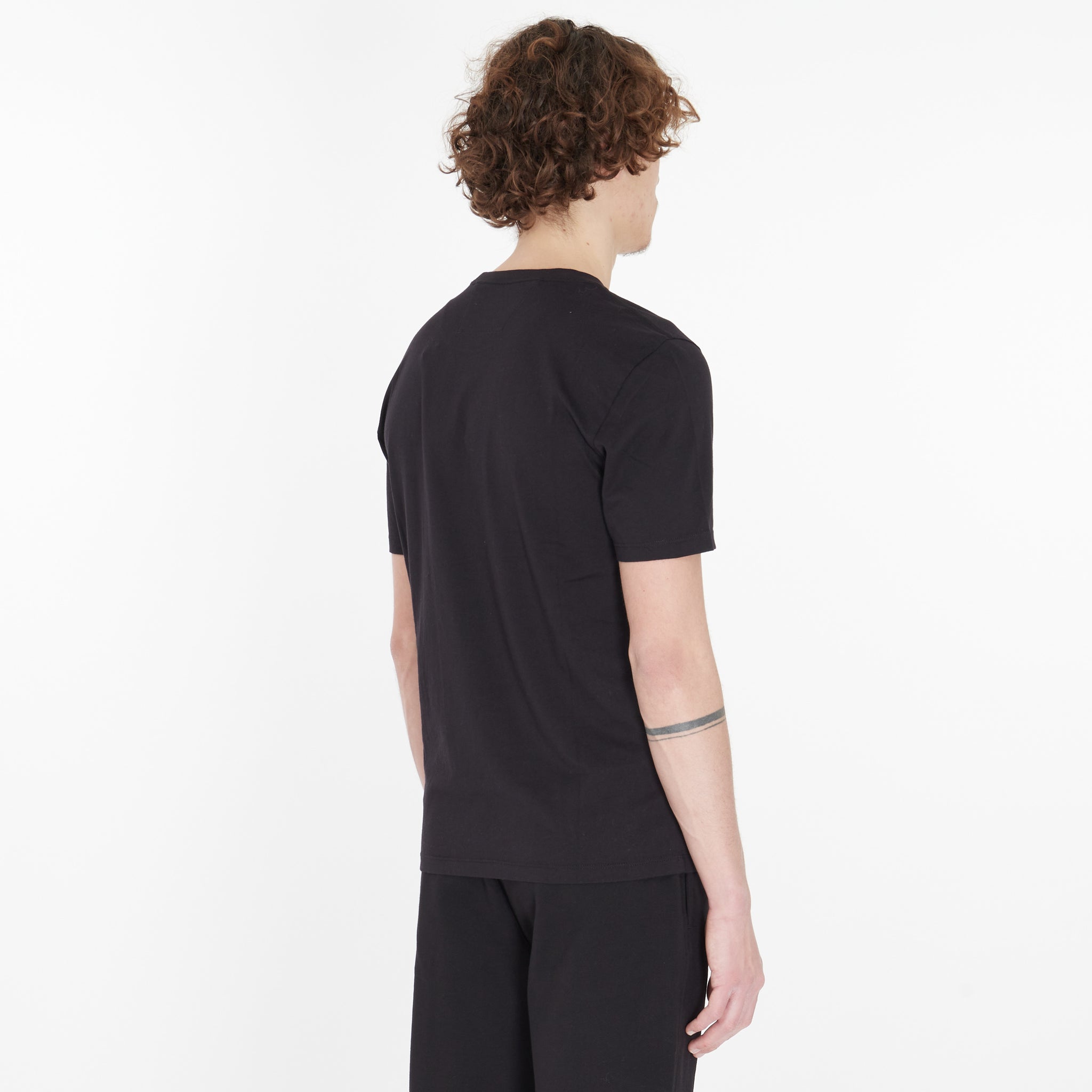 T-shirt Cp Company Jersey Noir