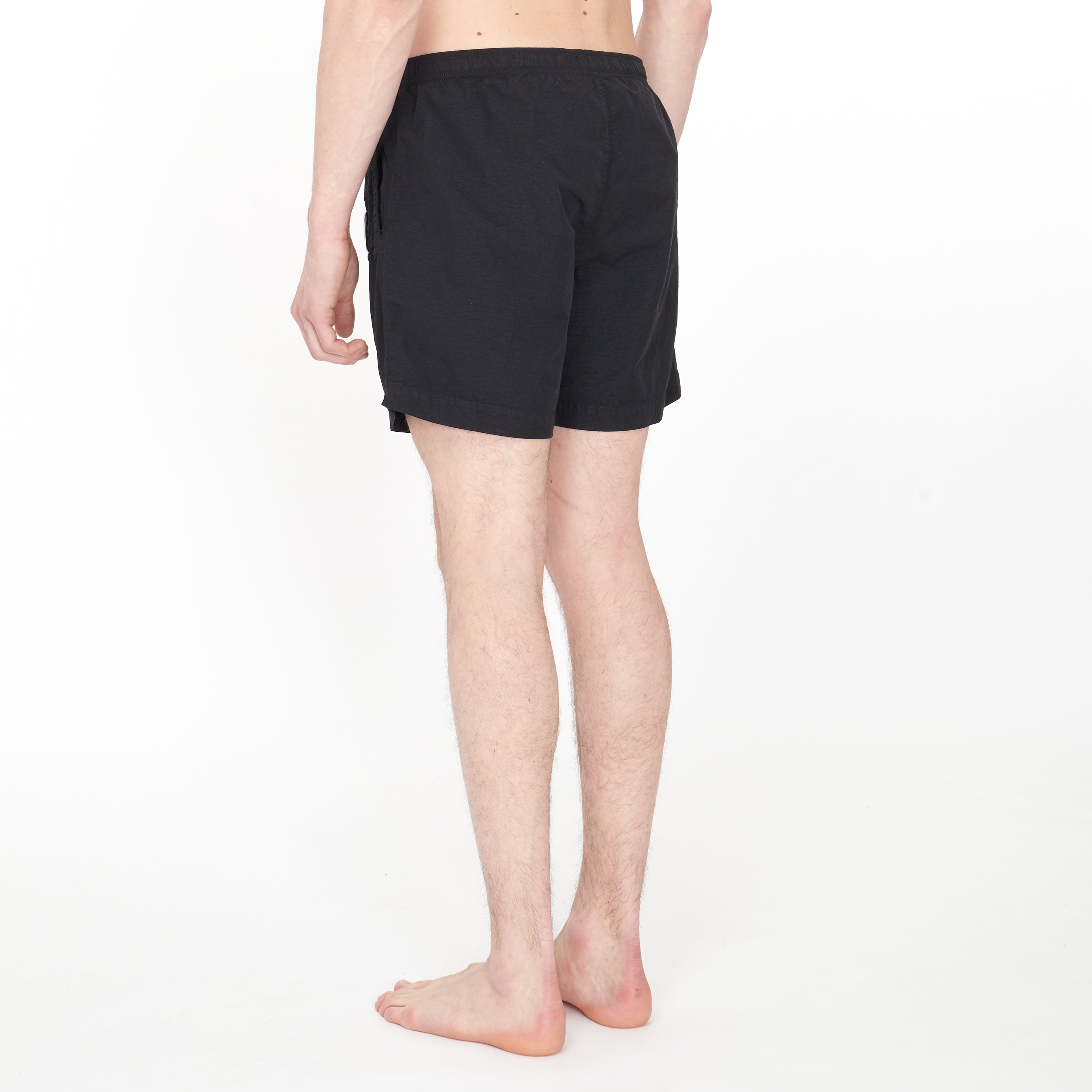 Short de Bain Cp Company Flat Nylon Pocket Noir