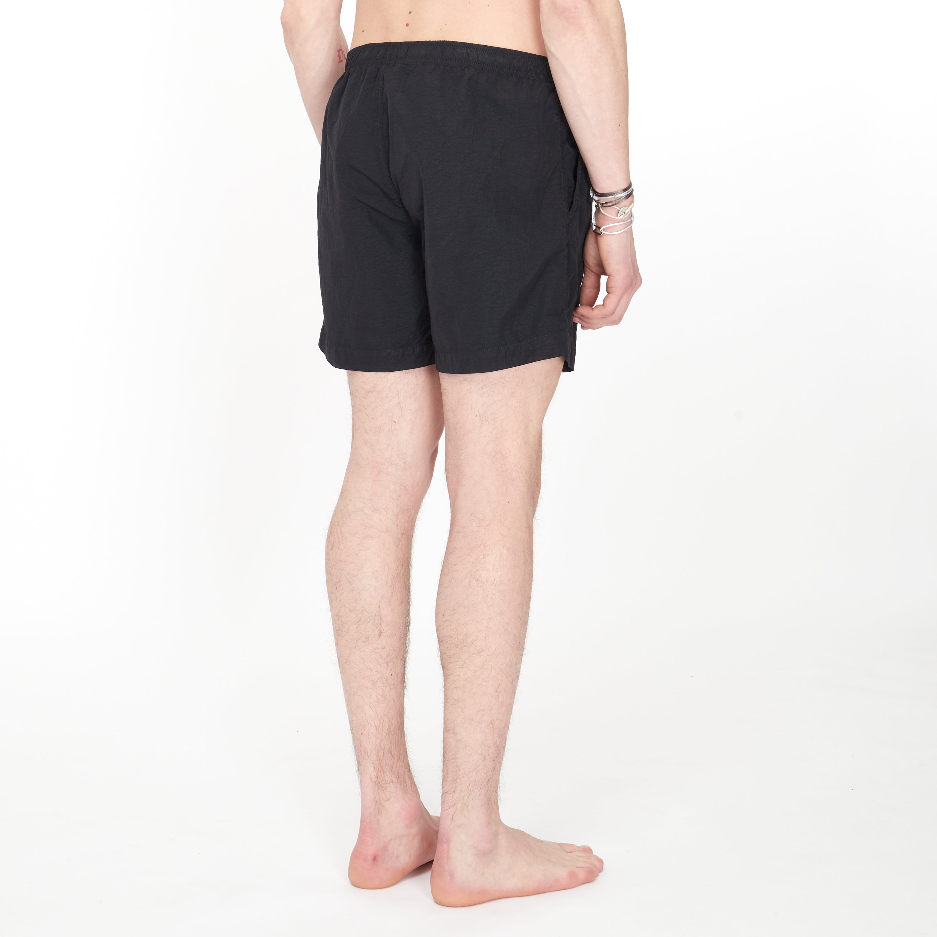 Short de Bain Cp Company Flat Nylon Pocket Noir