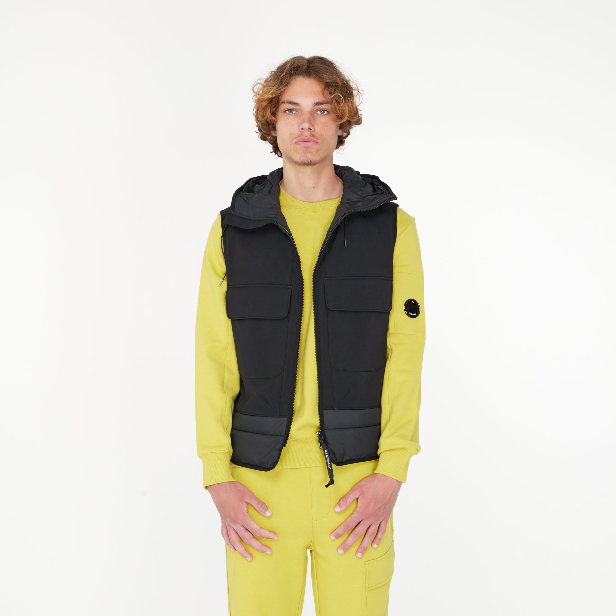 Veste Goggle Sans Manches Noir - Lesthete cp company