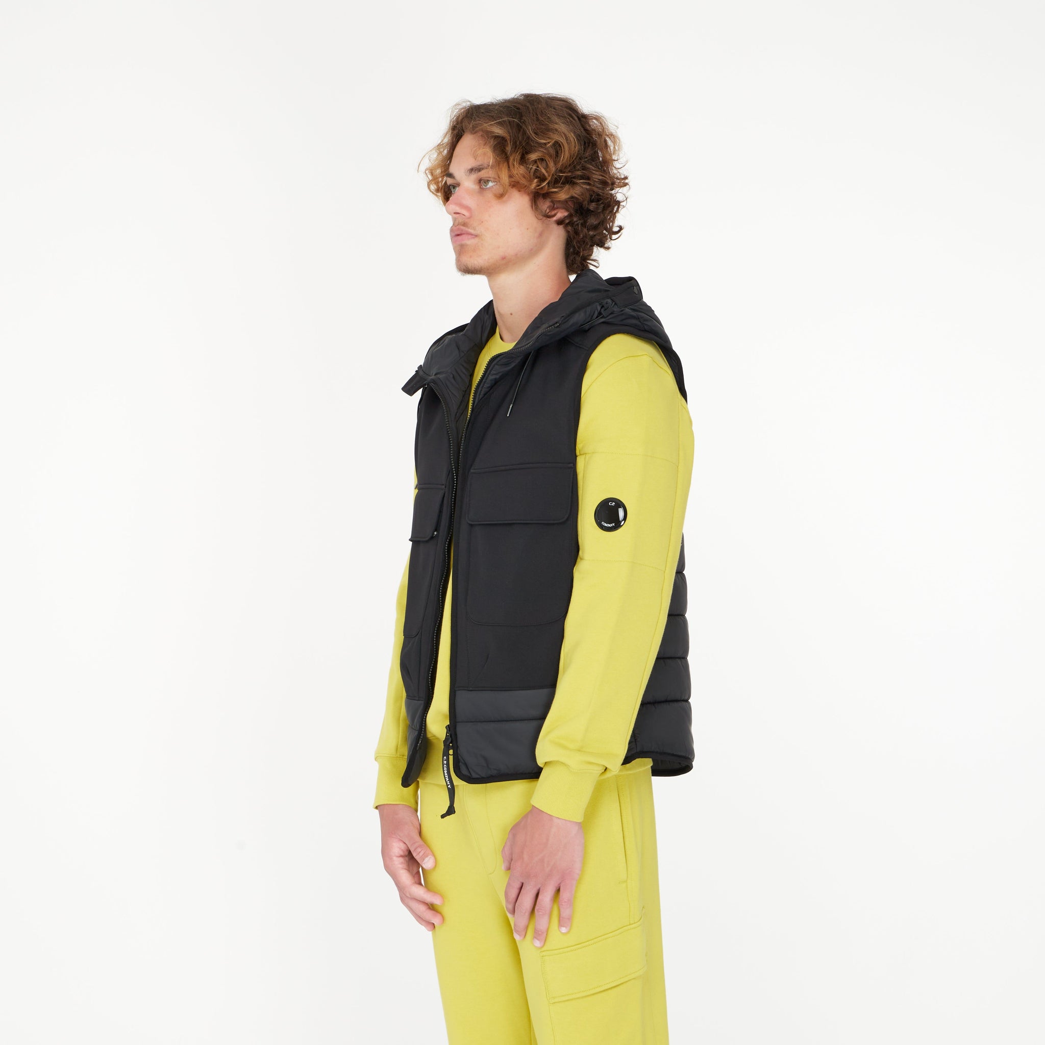 Veste Goggle Sans Manches Noir - Lesthete cp company