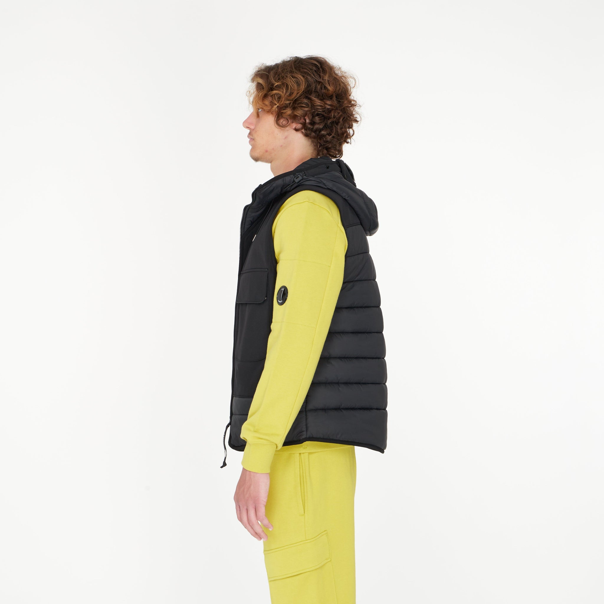 Veste Goggle Sans Manches Noir - Lesthete cp company