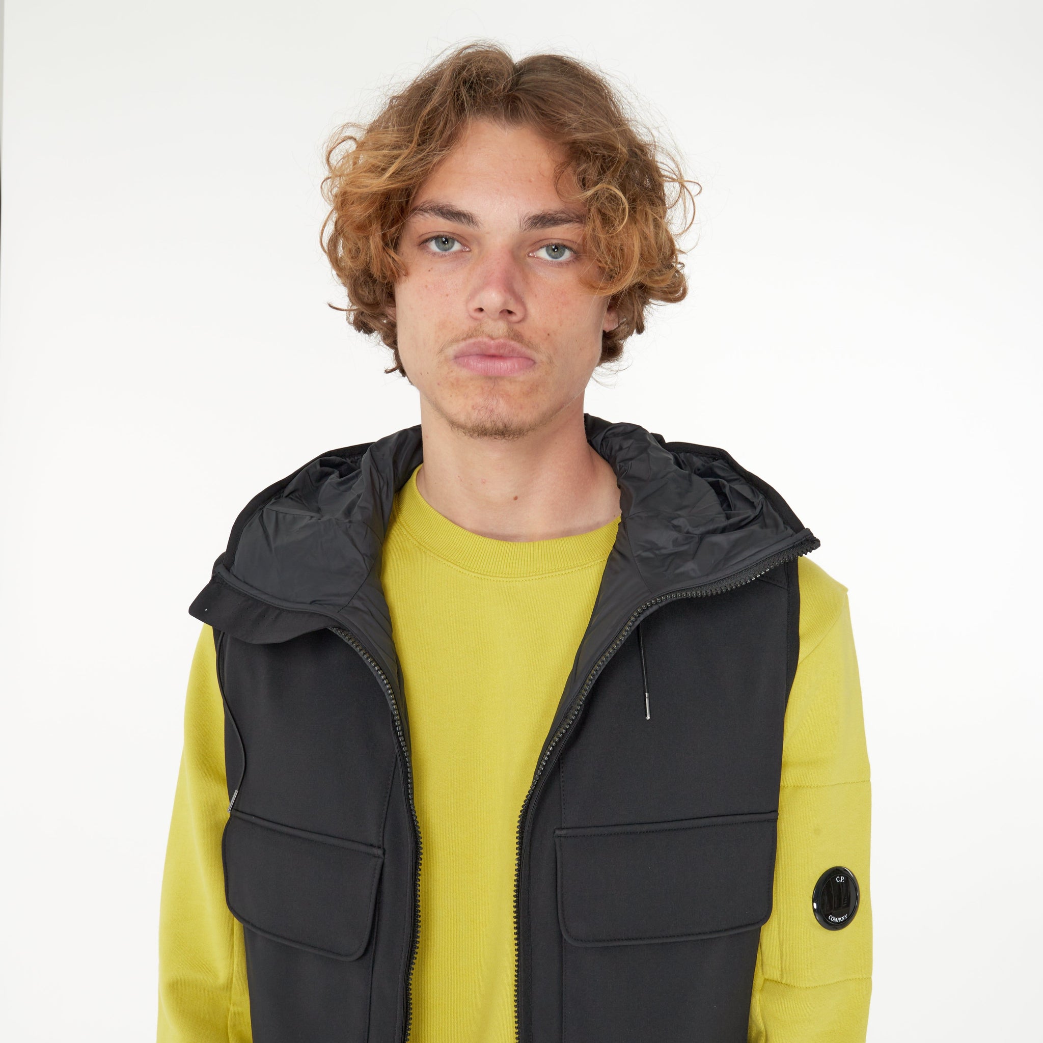 Veste Goggle Sans Manches Noir - Lesthete cp company