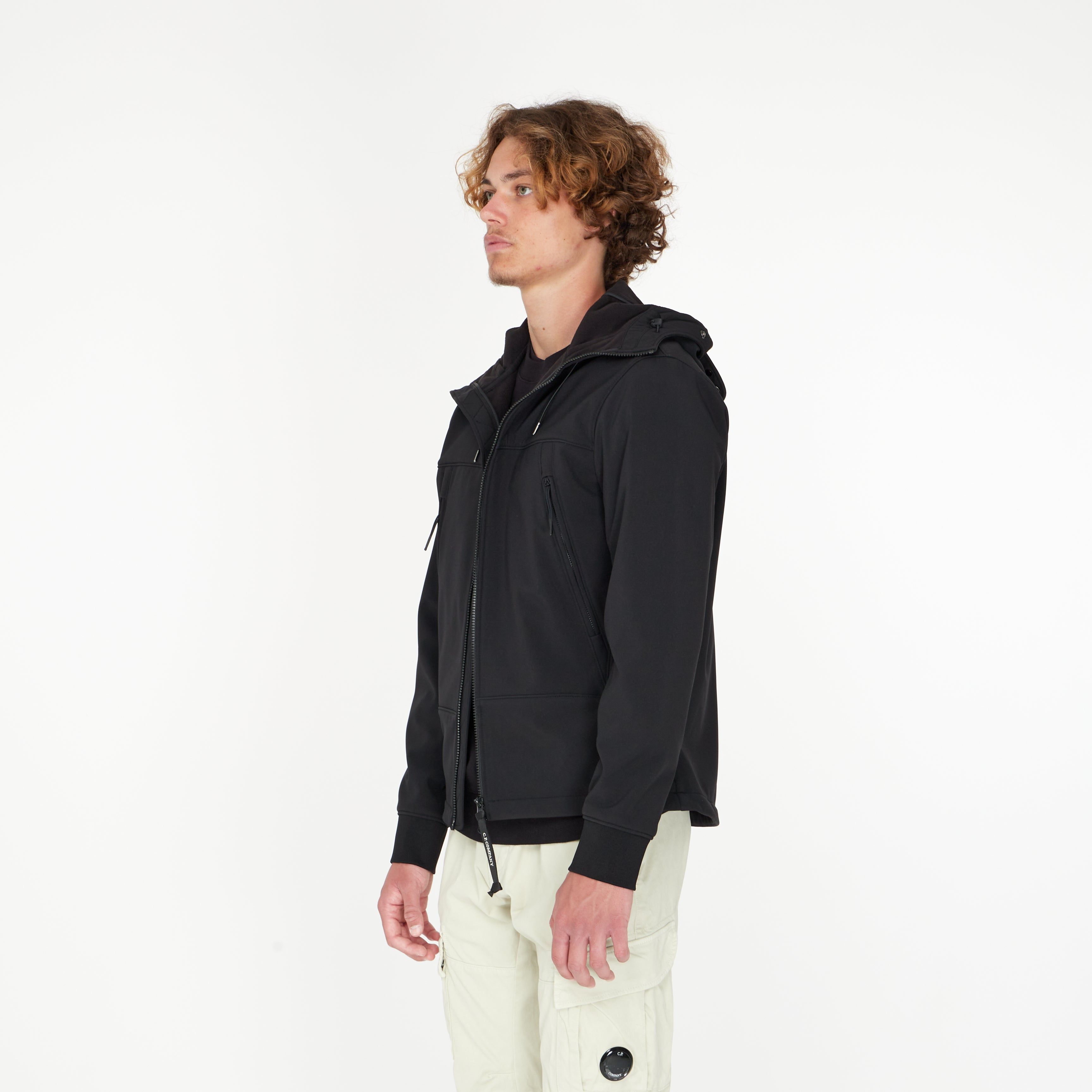 Veste C.P shell-R goggle Noir - Lesthete cp company