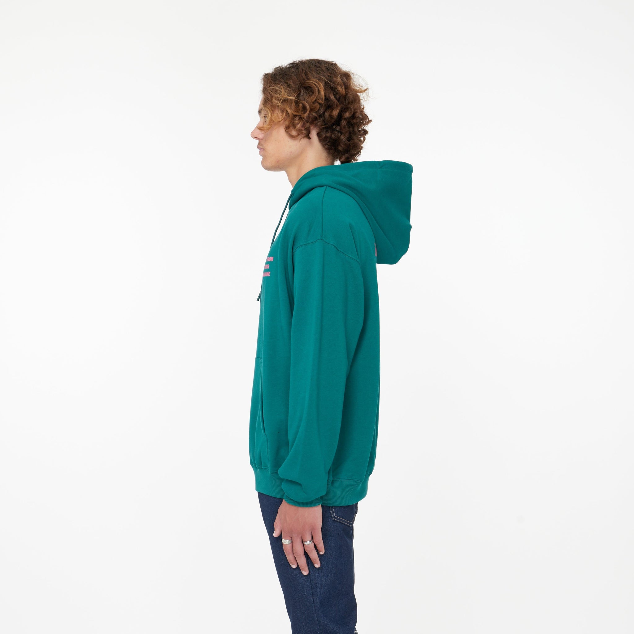 Hoodie Slogan Vert - Lesthete drole de monsieur