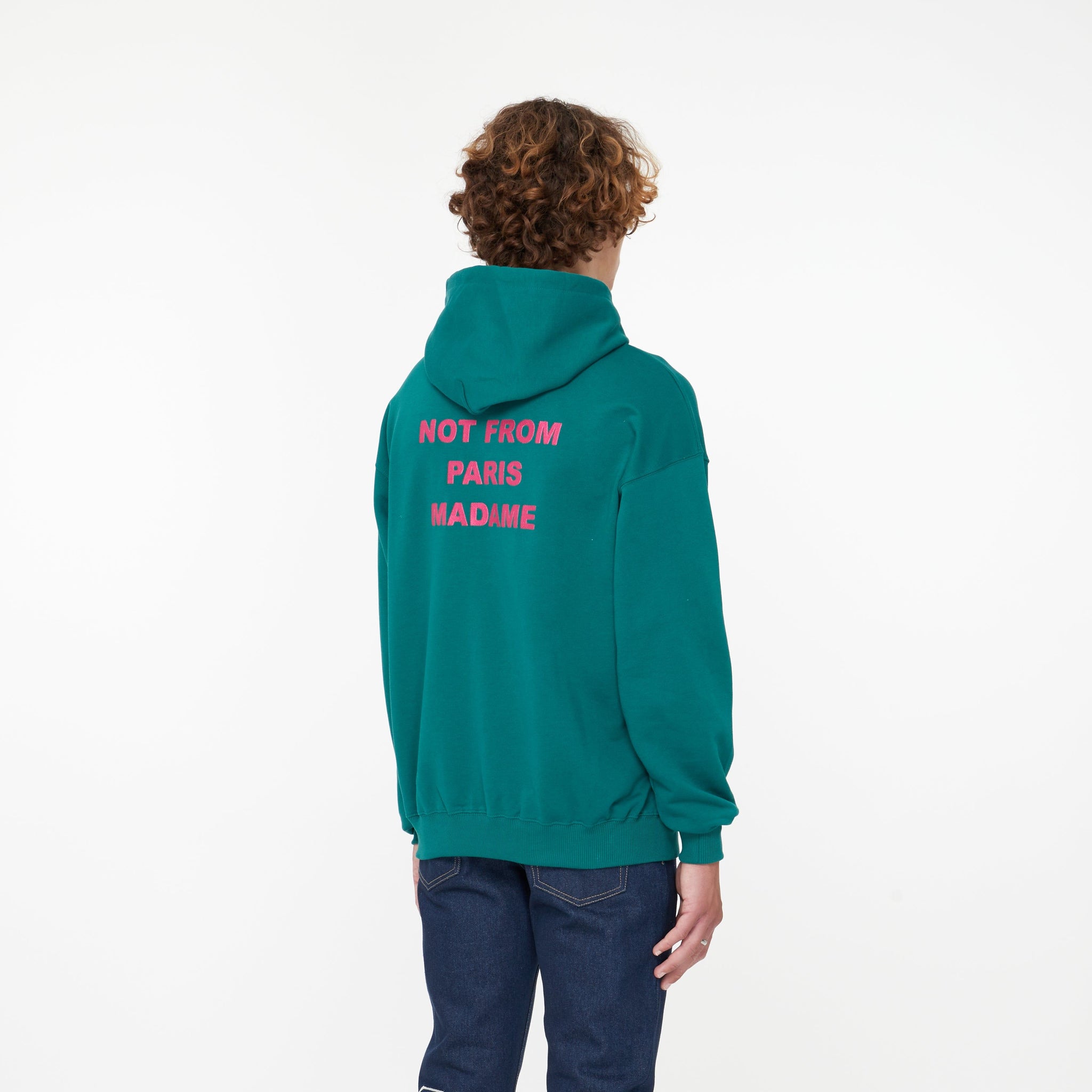 Hoodie Slogan Vert - Lesthete drole de monsieur