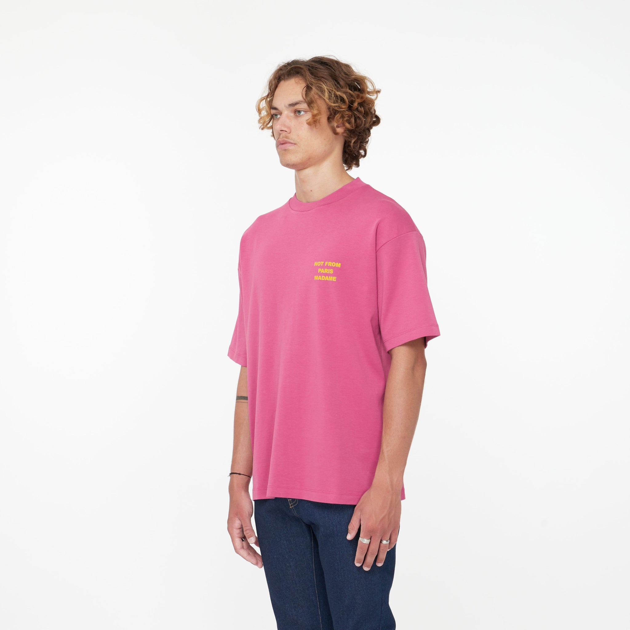 Tee Shirt Slogan Purple - Lesthete drole de monsieur