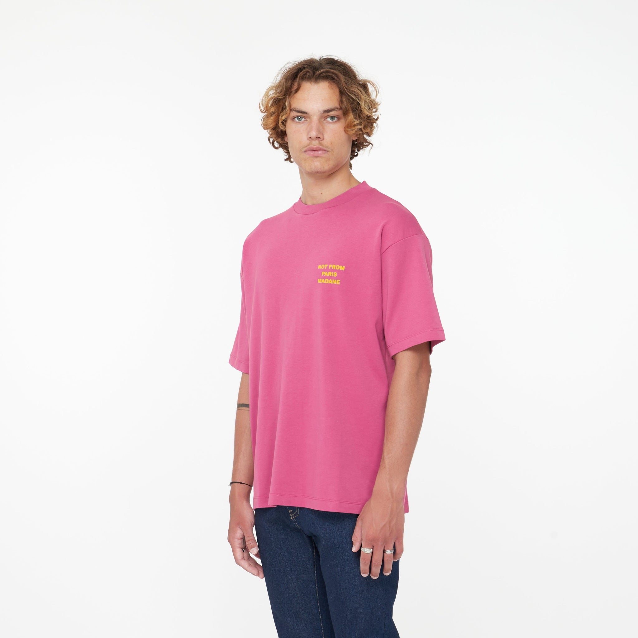 Tee Shirt Slogan Purple - Lesthete drole de monsieur