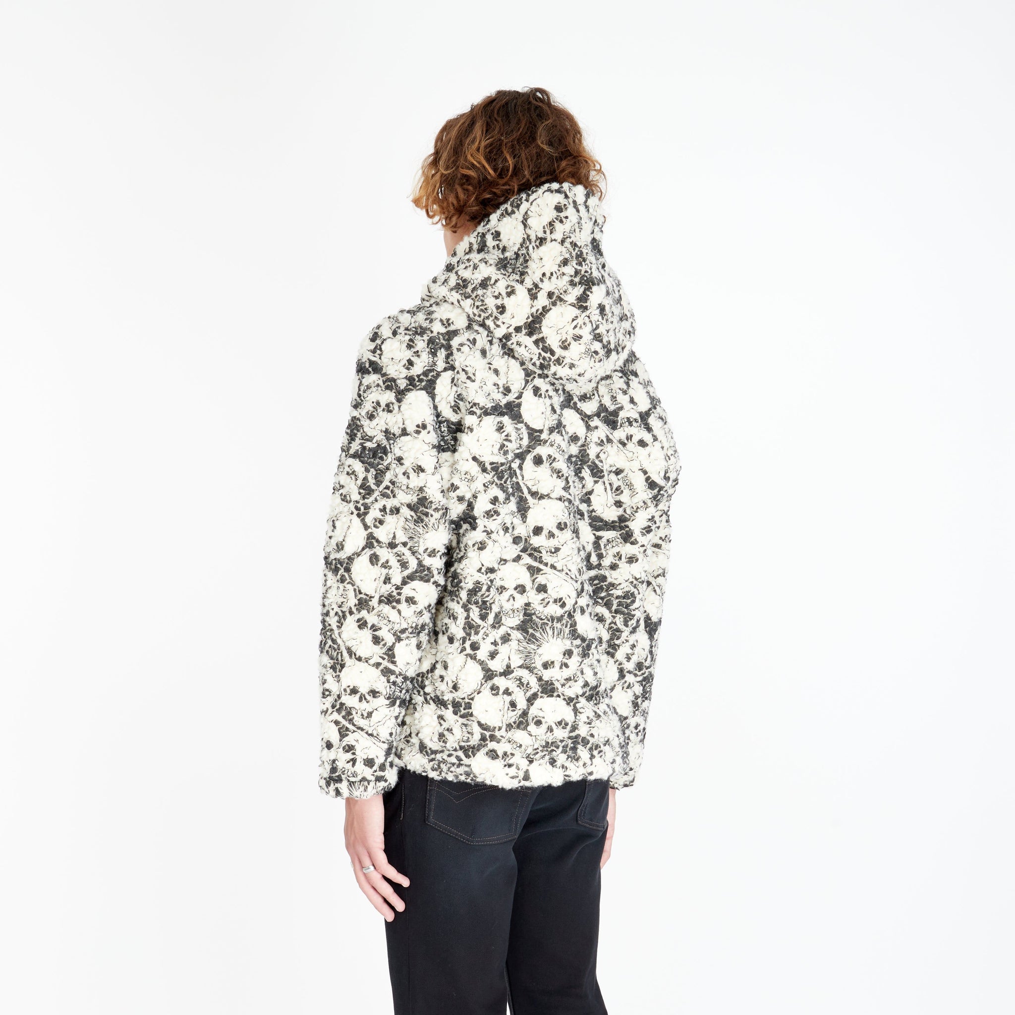 Hoodie Vintage Fleece Imprimé Skull - Lesthete erl
