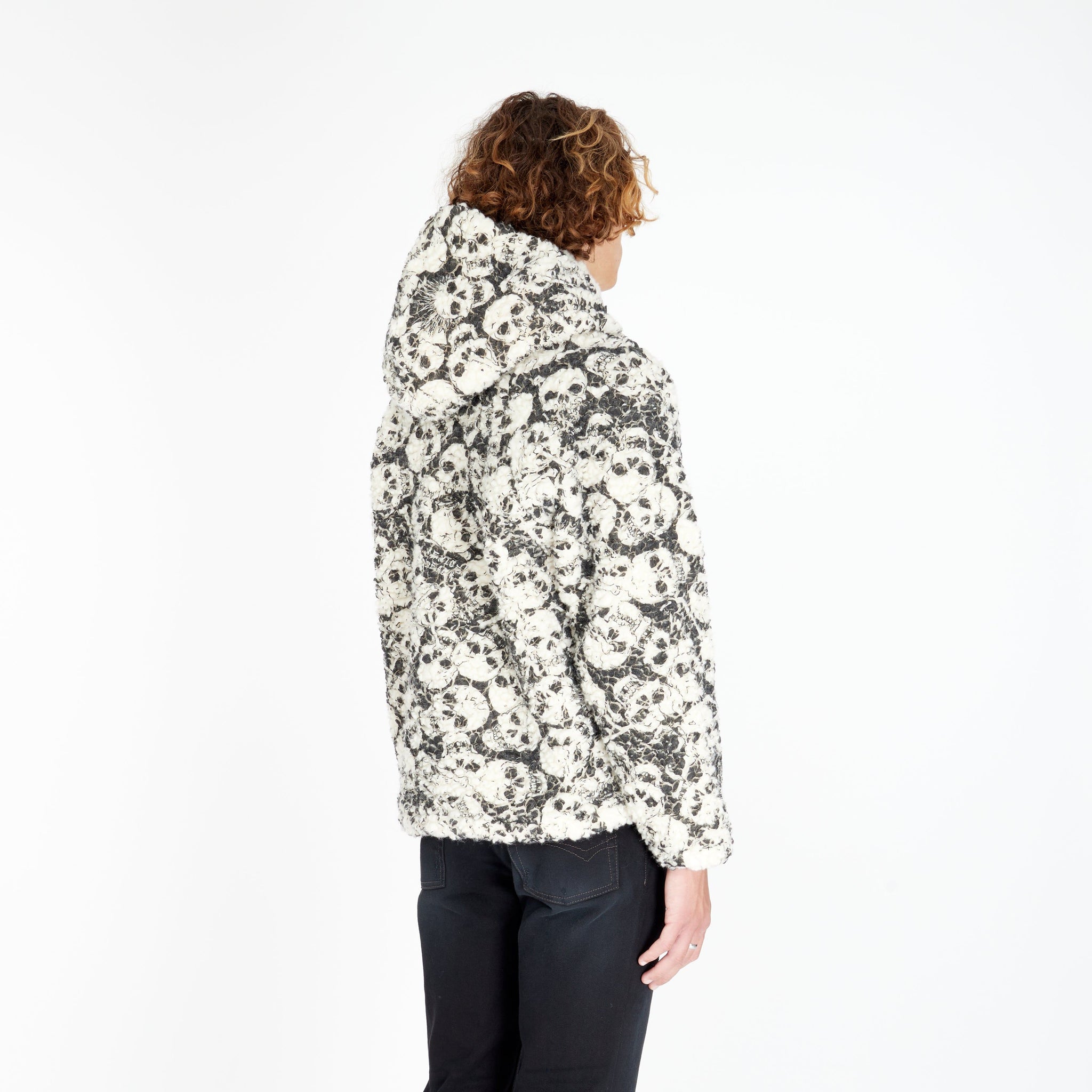 Hoodie Vintage Fleece Imprimé Skull - Lesthete erl