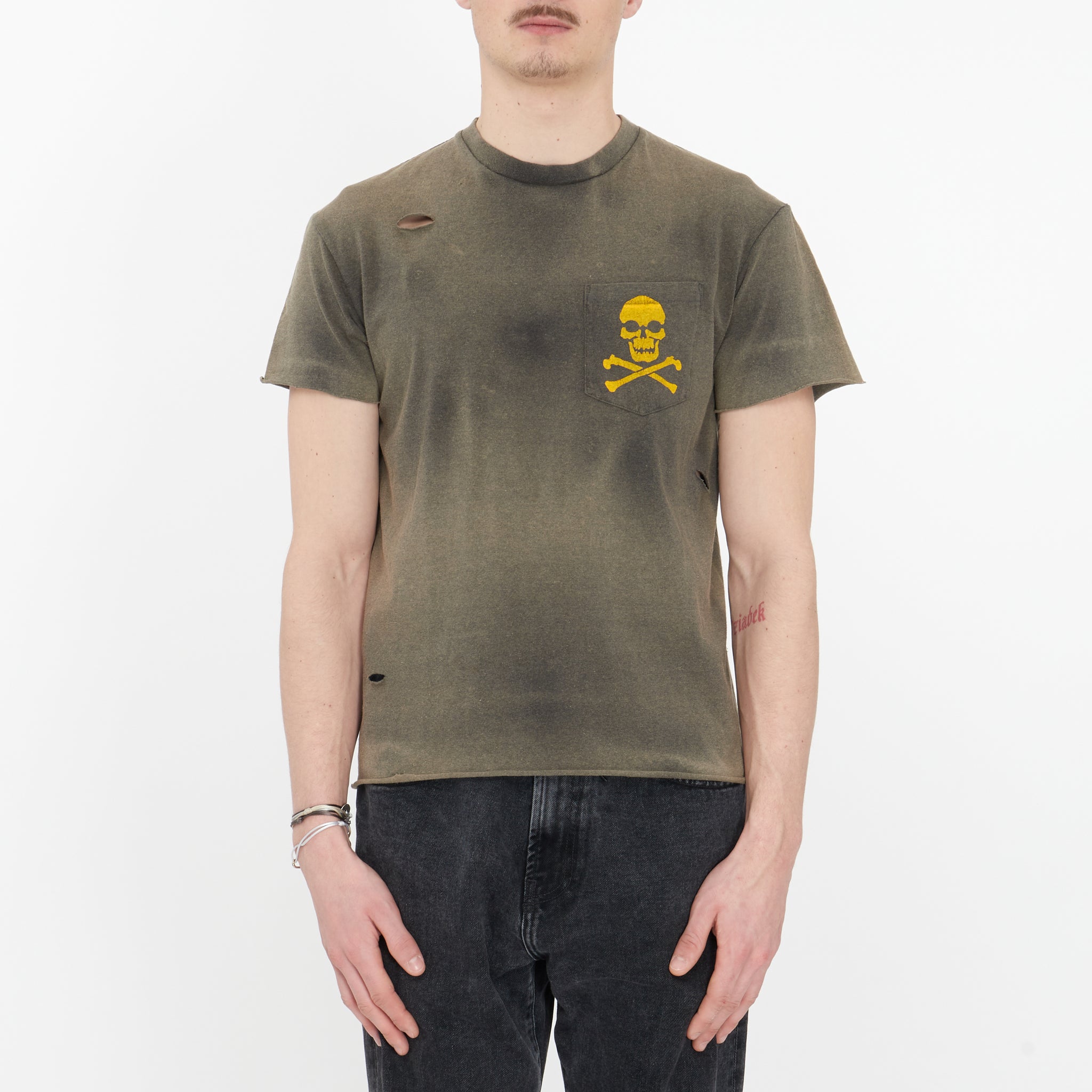 T-shirt Gallery Dept Zip Skull Kaki