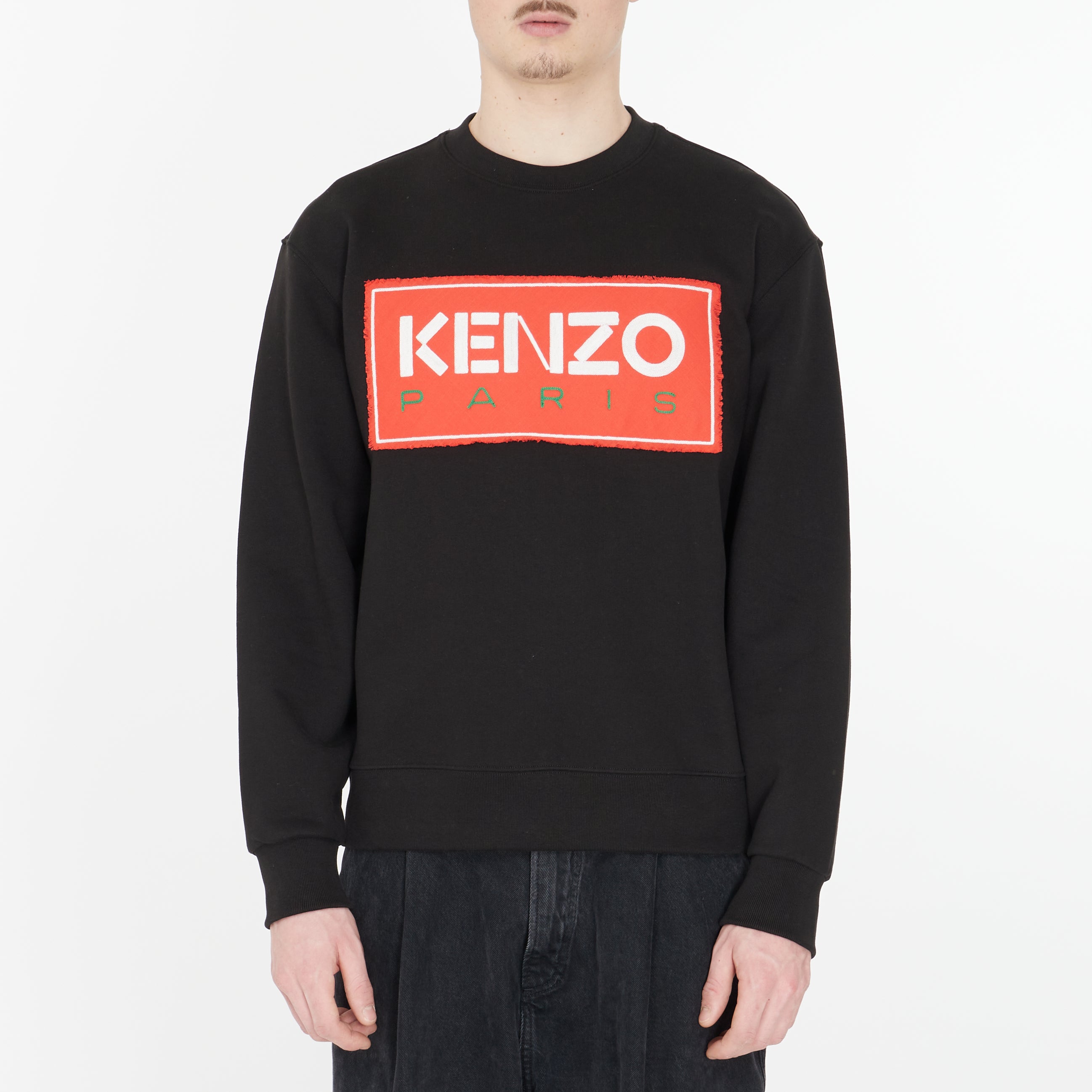 Sweatshirt Kenzo Paris Logo Noir
