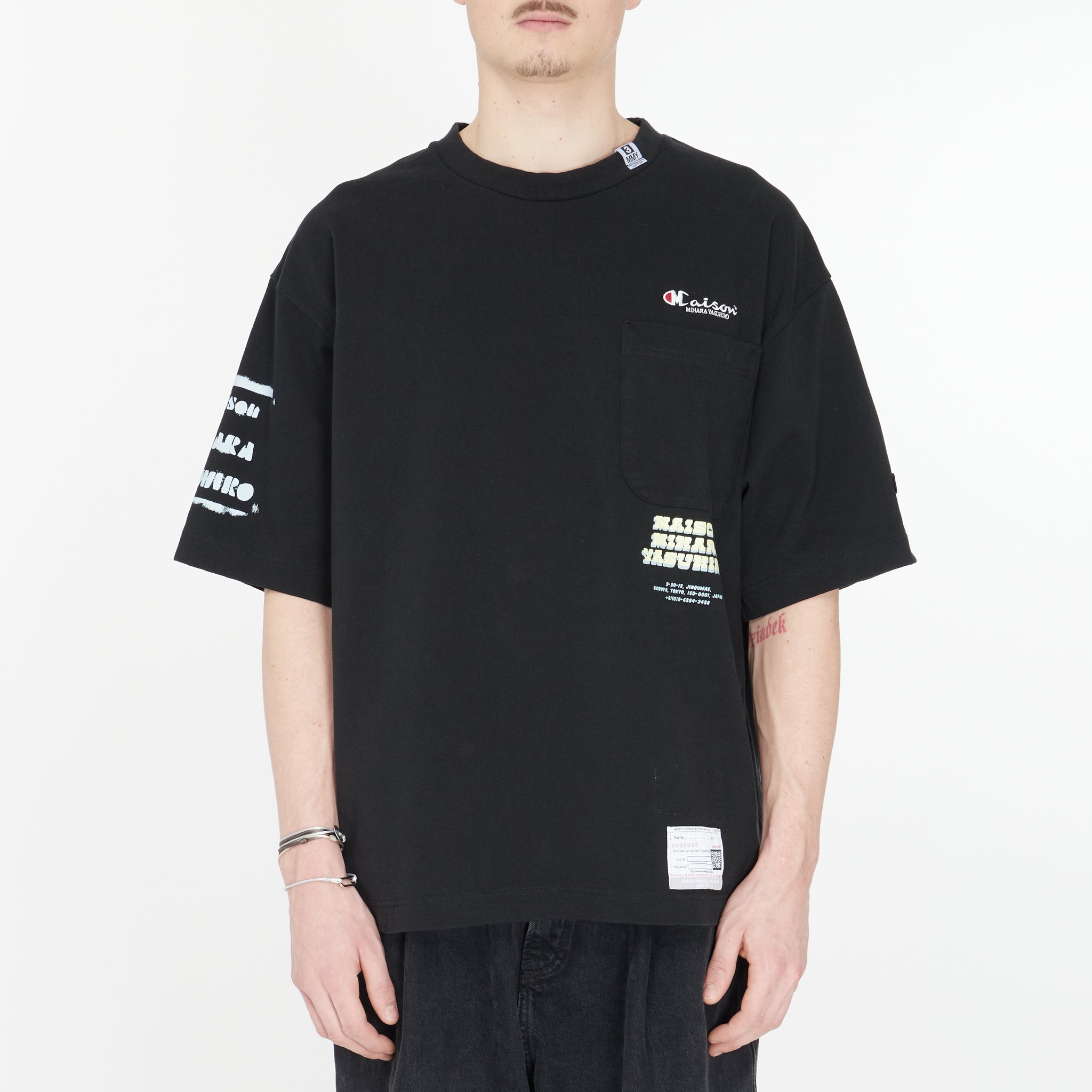 T-shirt Maison Mihara Yasuhiro Noir