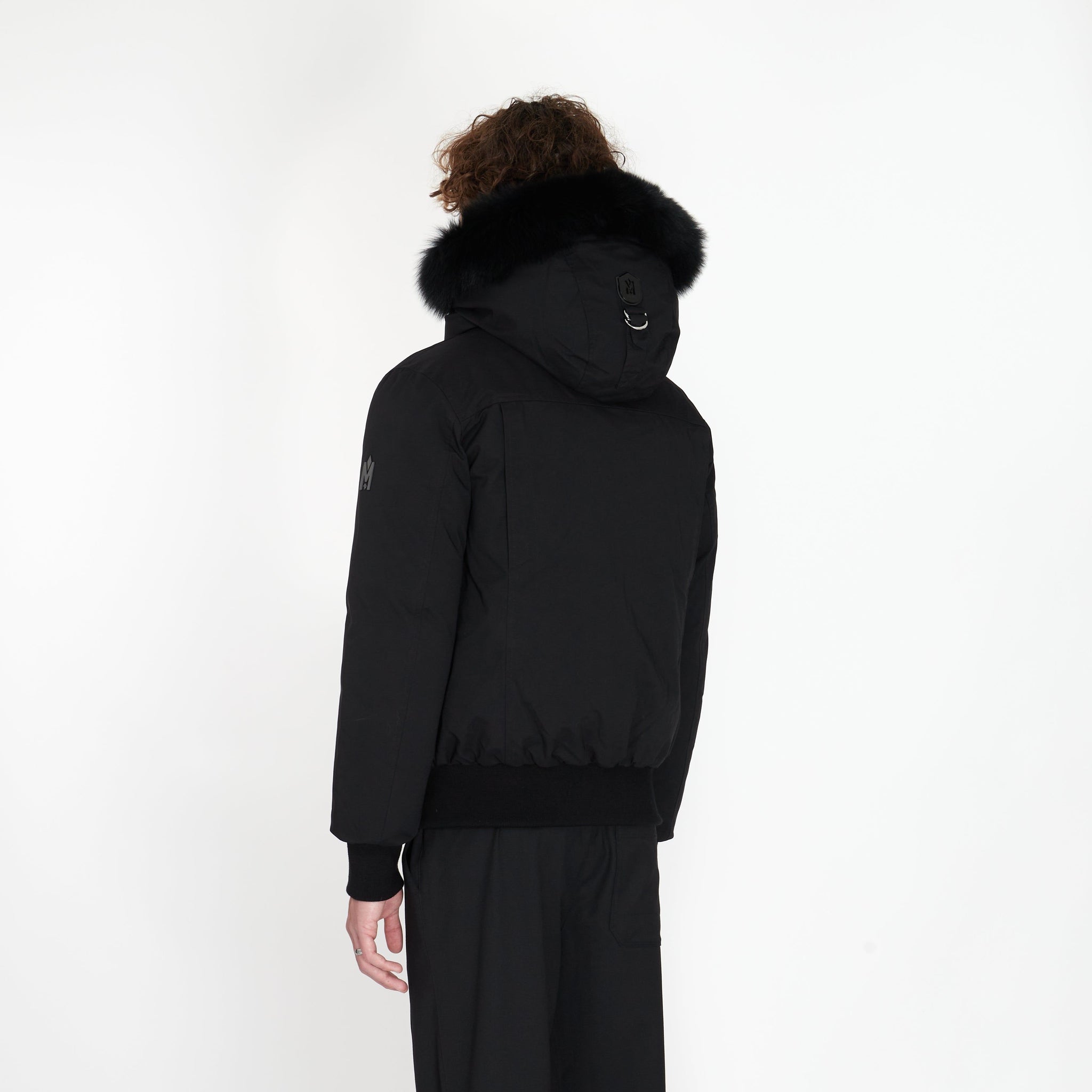 Blouson Aviateur Dixon à Fourrure Noir - Lesthete mackage
