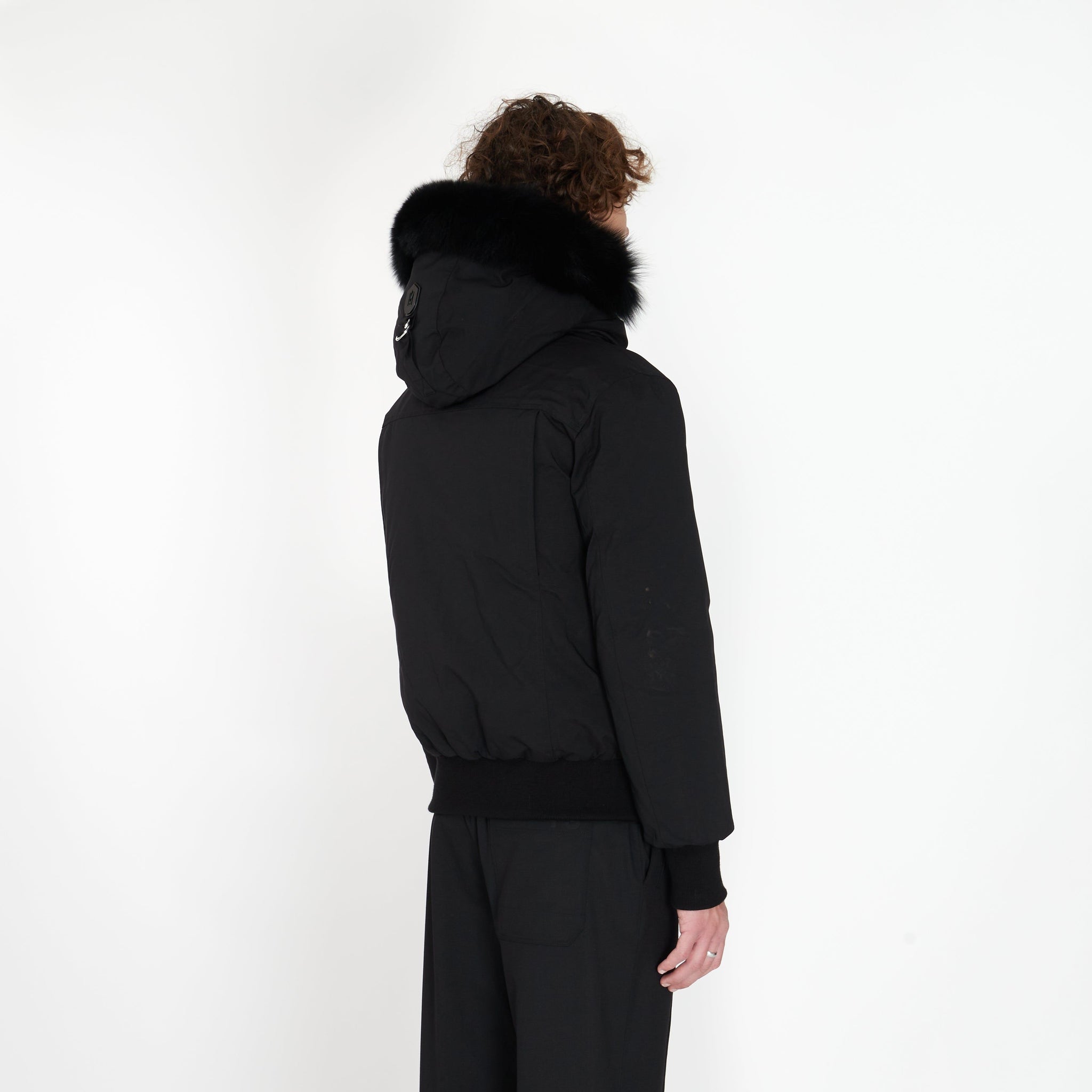 Blouson Aviateur Dixon à Fourrure Noir - Lesthete mackage