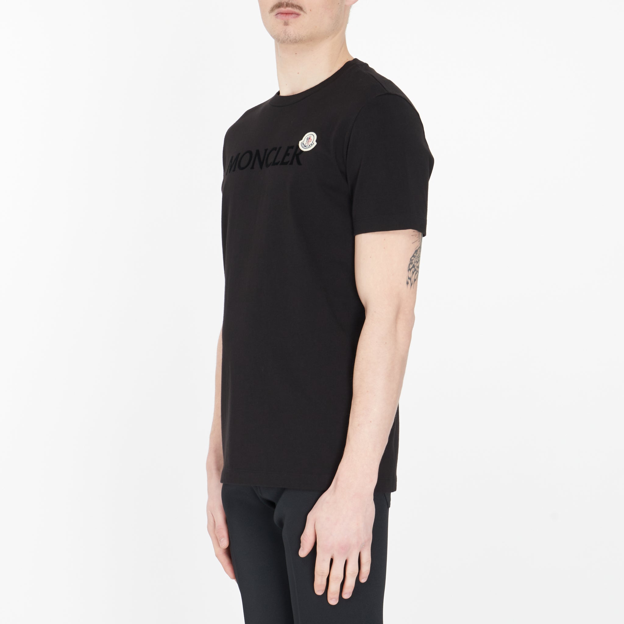 Tee-shirt Moncler à Logo Noir