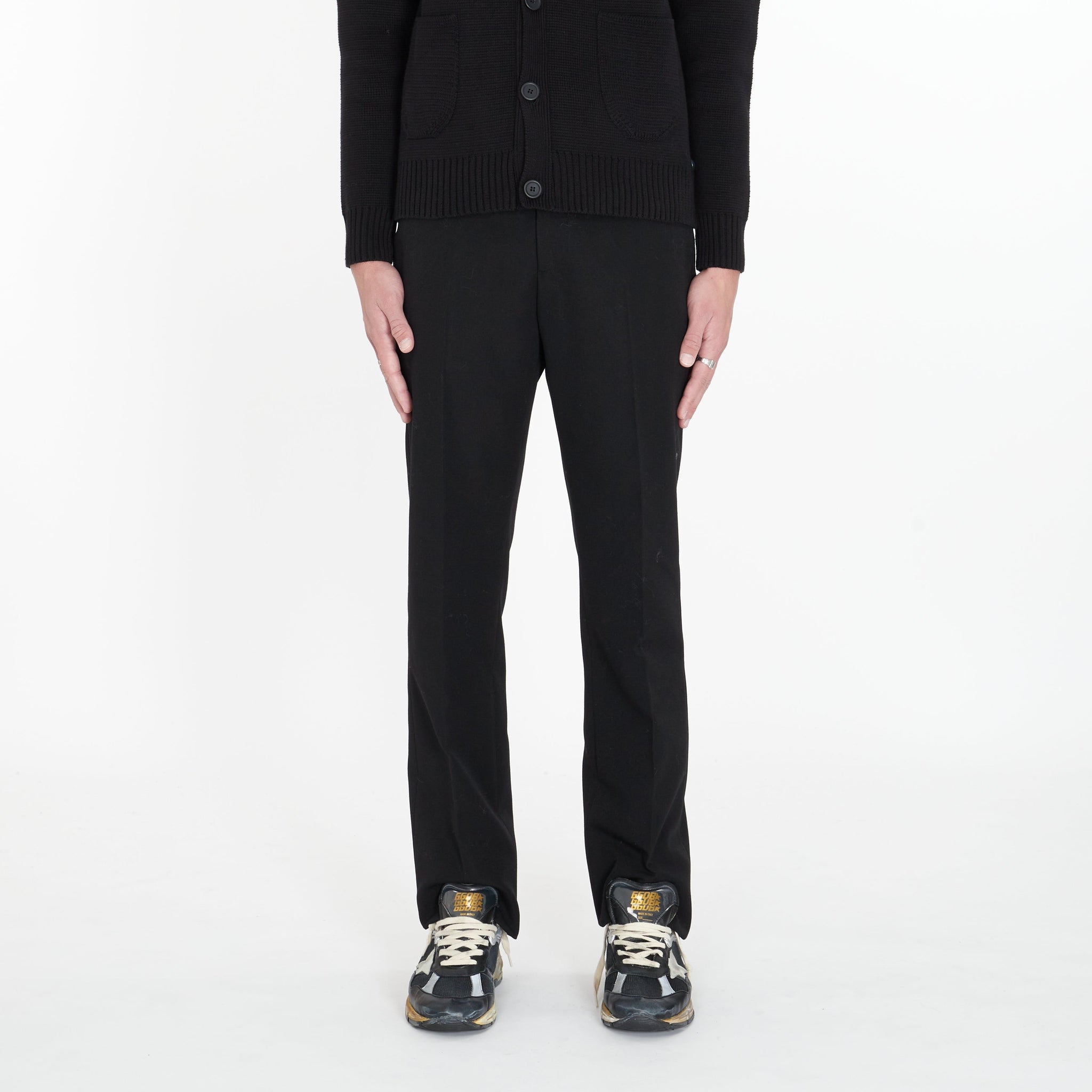 Pantalon à Ceinture en Laine - Lesthete off-white