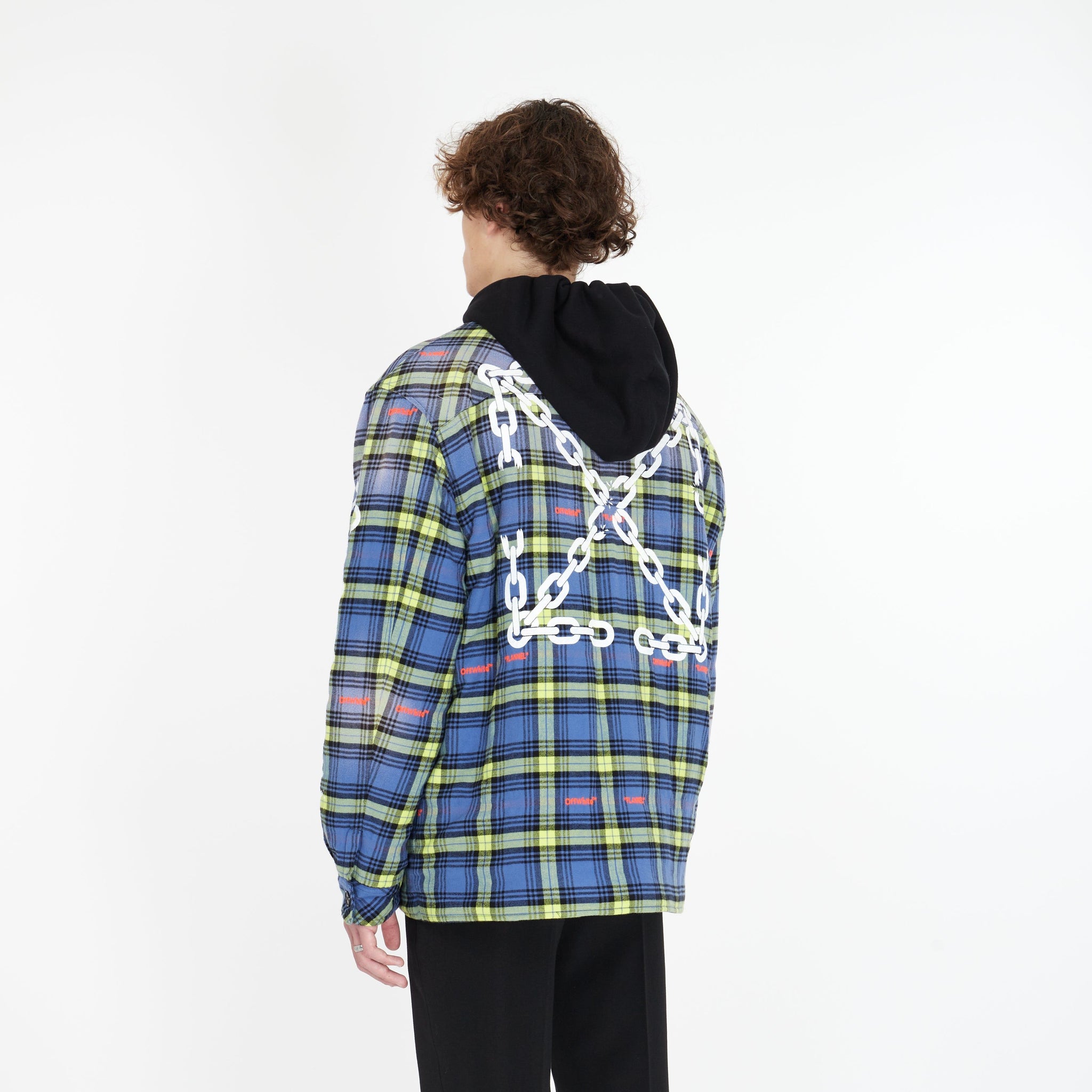 Veste à Carreaux en Flannel - Lesthete off-white