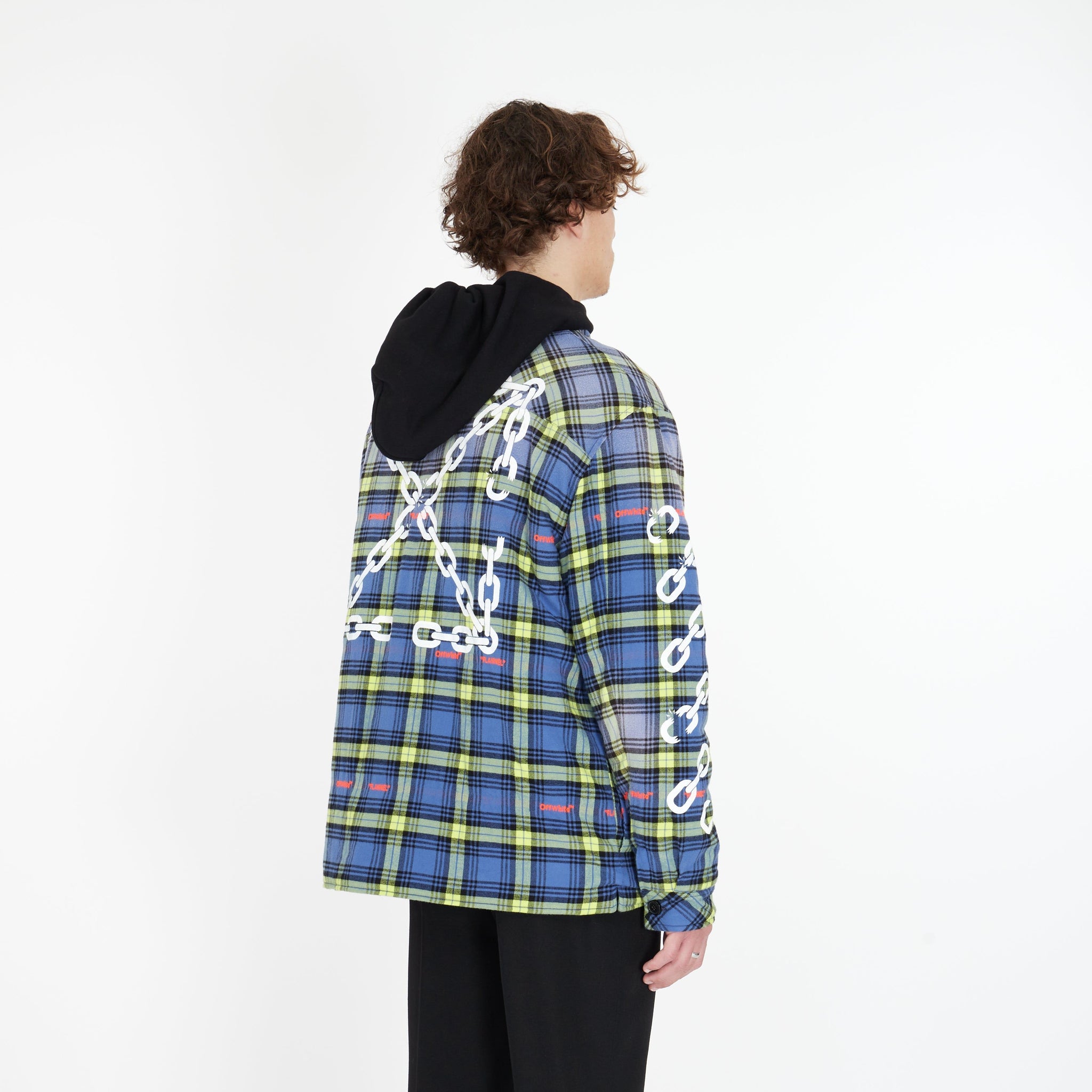 Veste à Carreaux en Flannel - Lesthete off-white