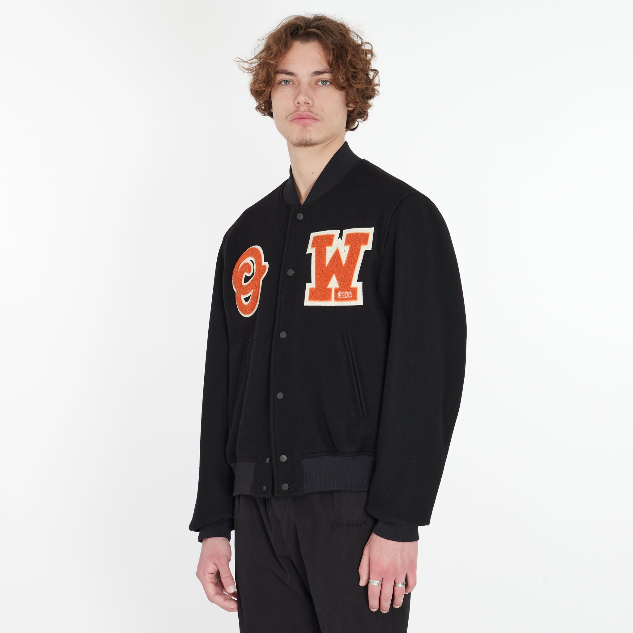 Veste Teddy à Logo
