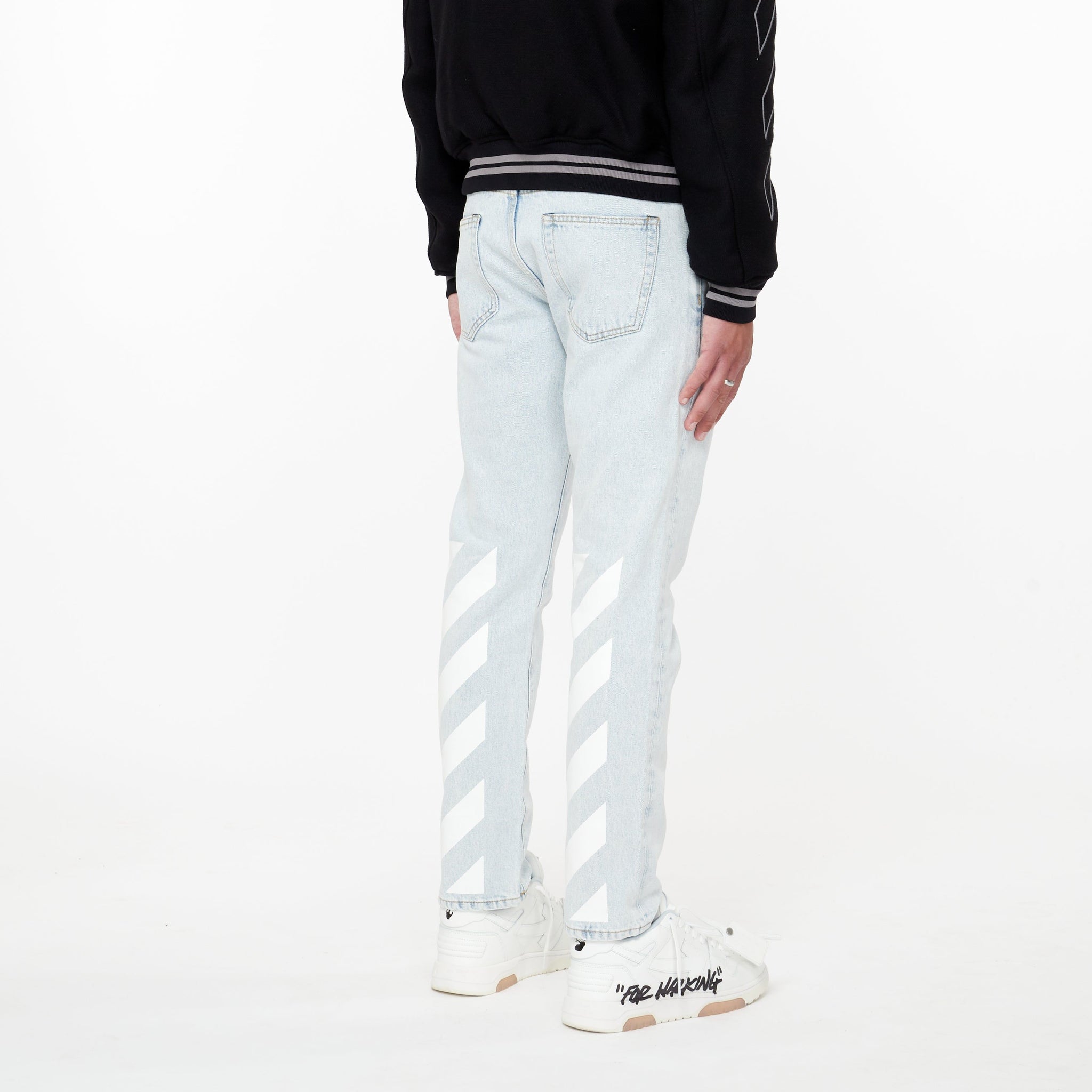 Jean délavé Diagonal - Lesthete off-white