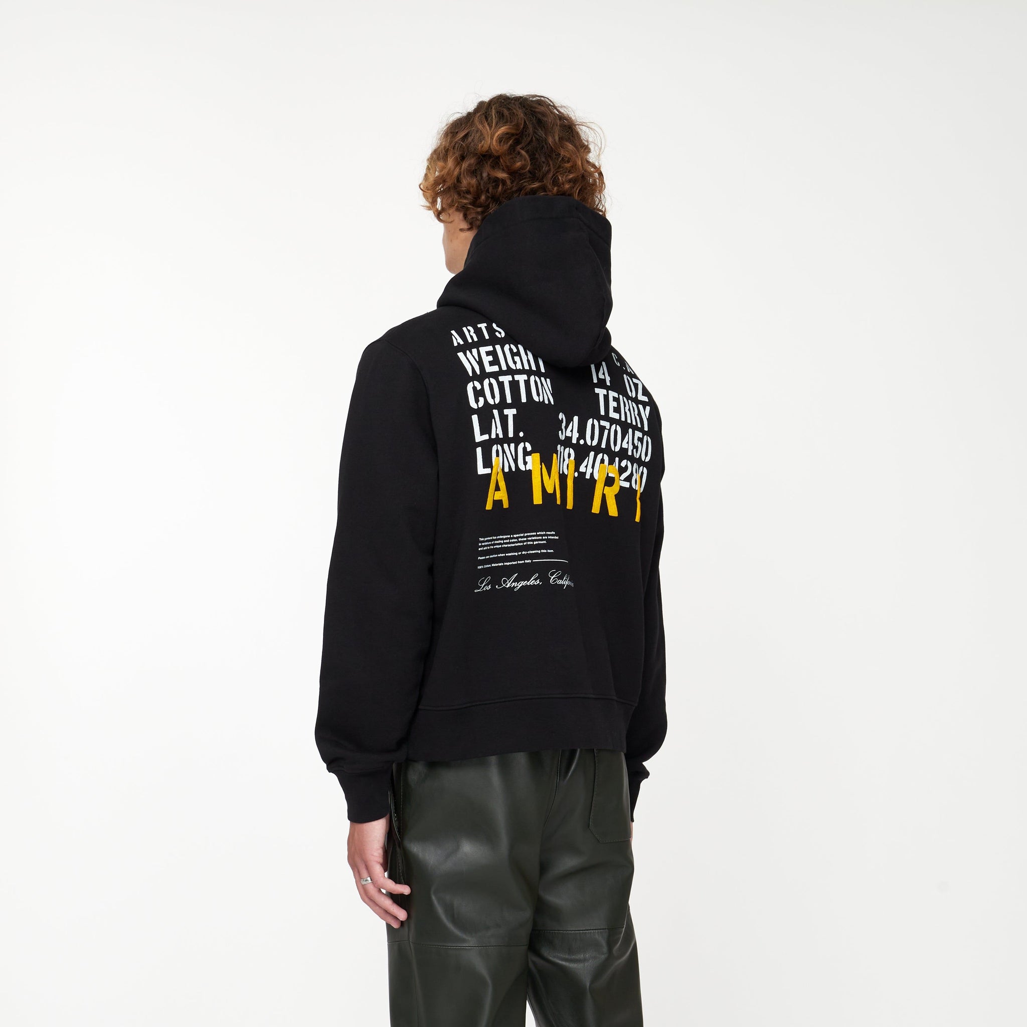 Hoodie Military Stencil - Lesthete amiri