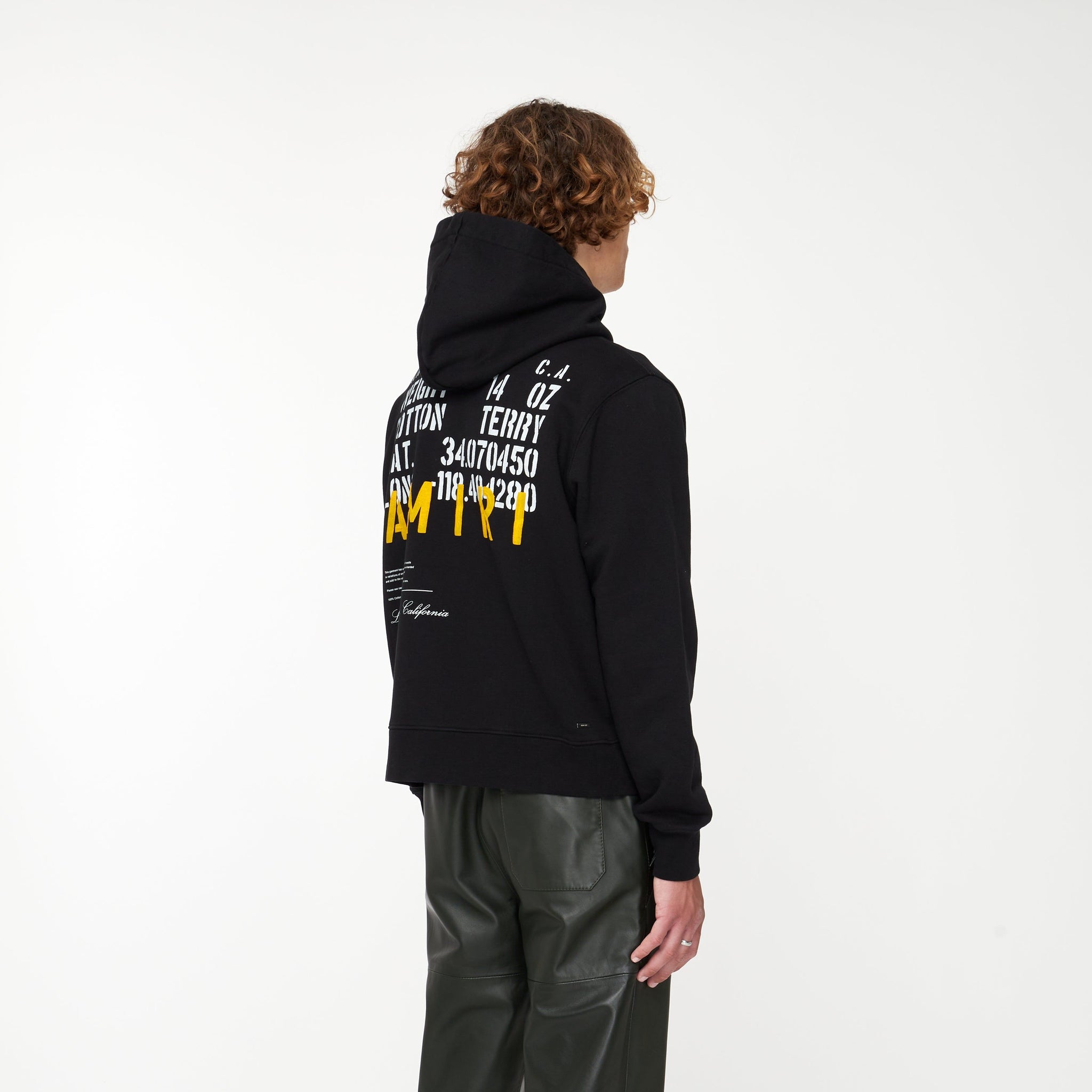 Hoodie Military Stencil - Lesthete amiri