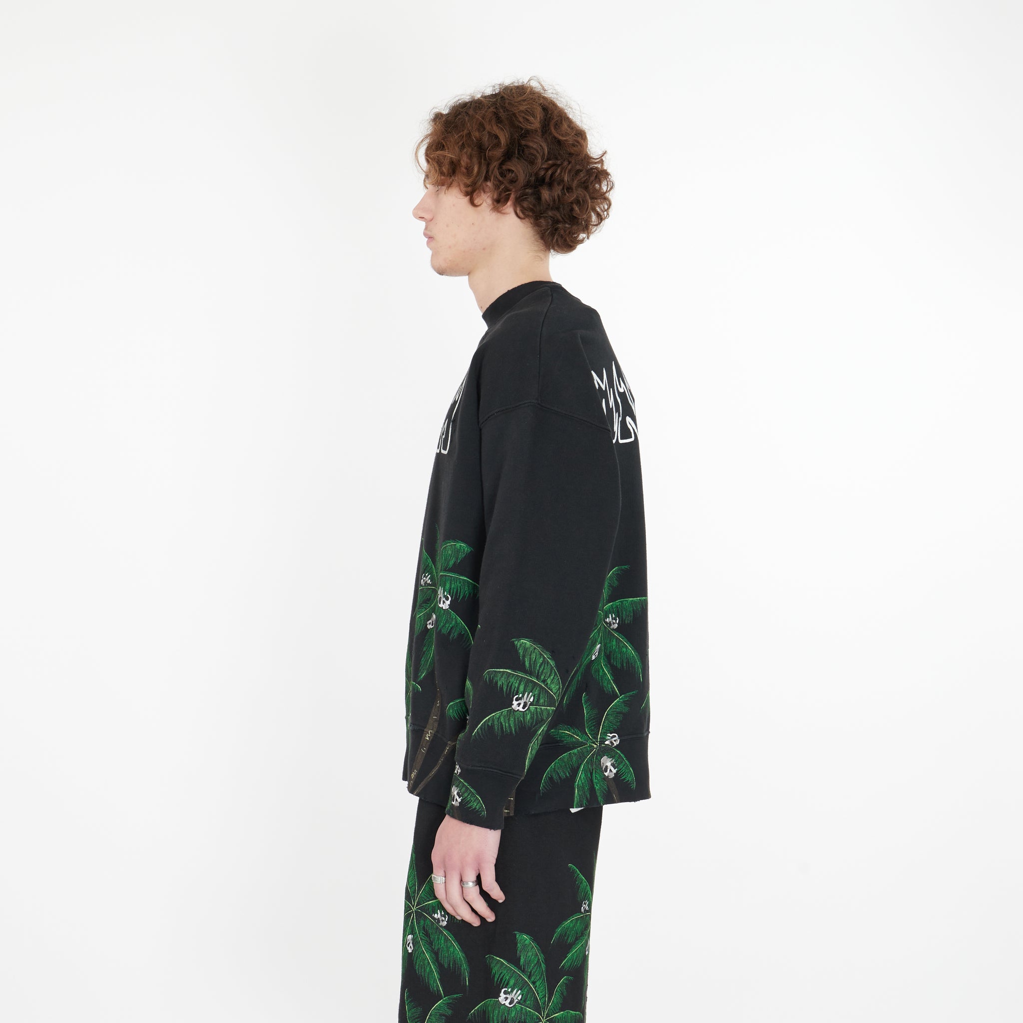 Crewneck Palm et Skull