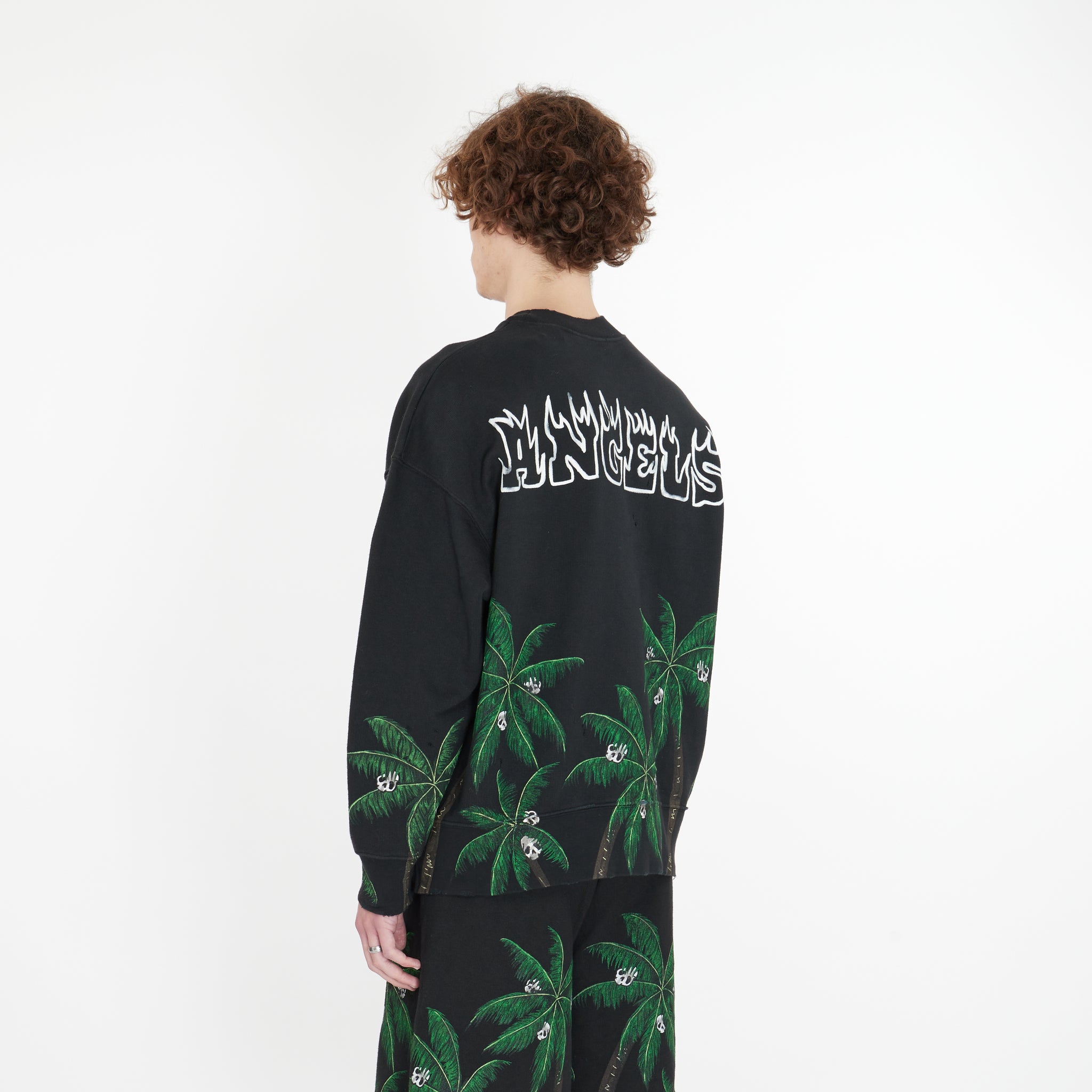 Crewneck Palm et Skull