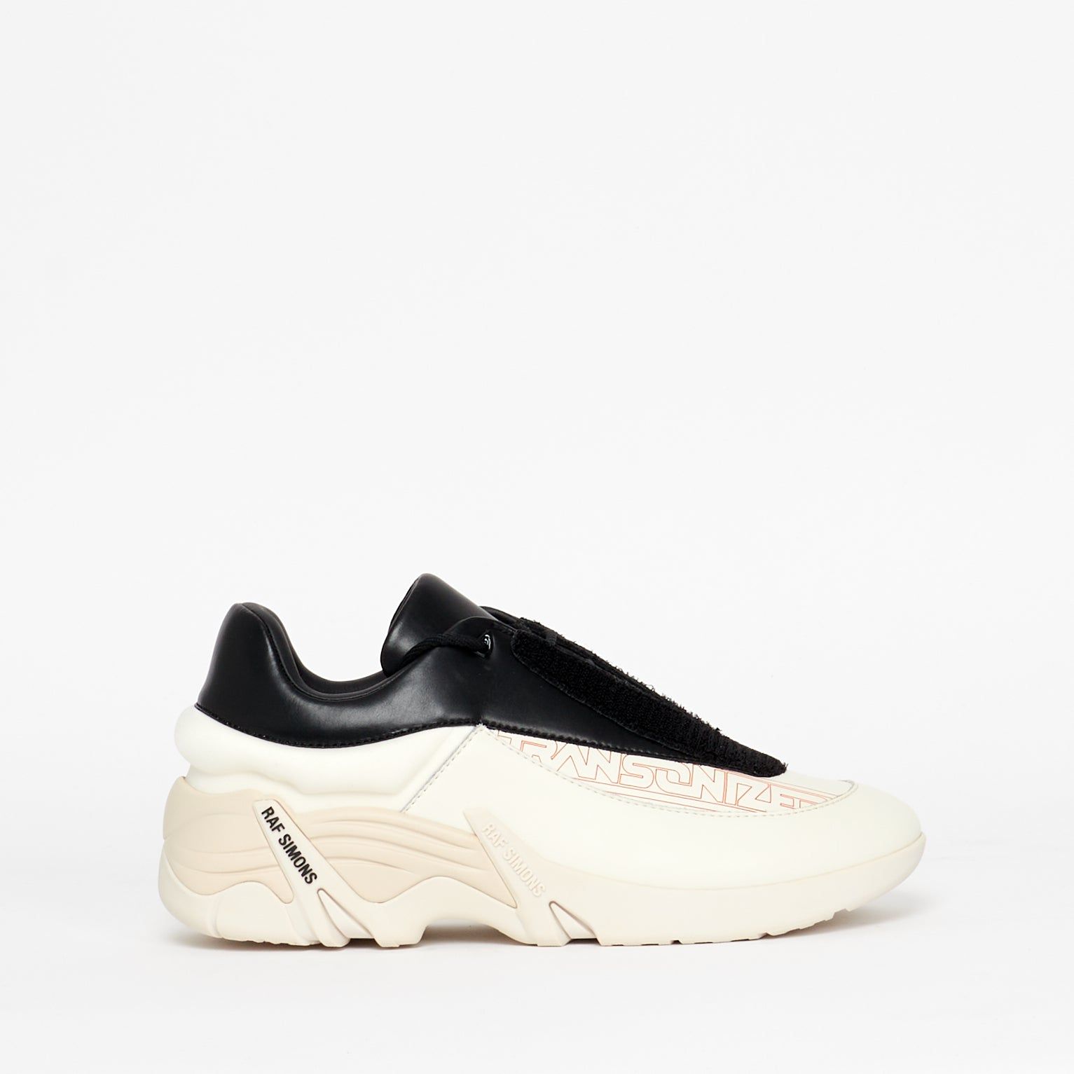 Sneaker Antei Black White Cream - Lesthete raf simons