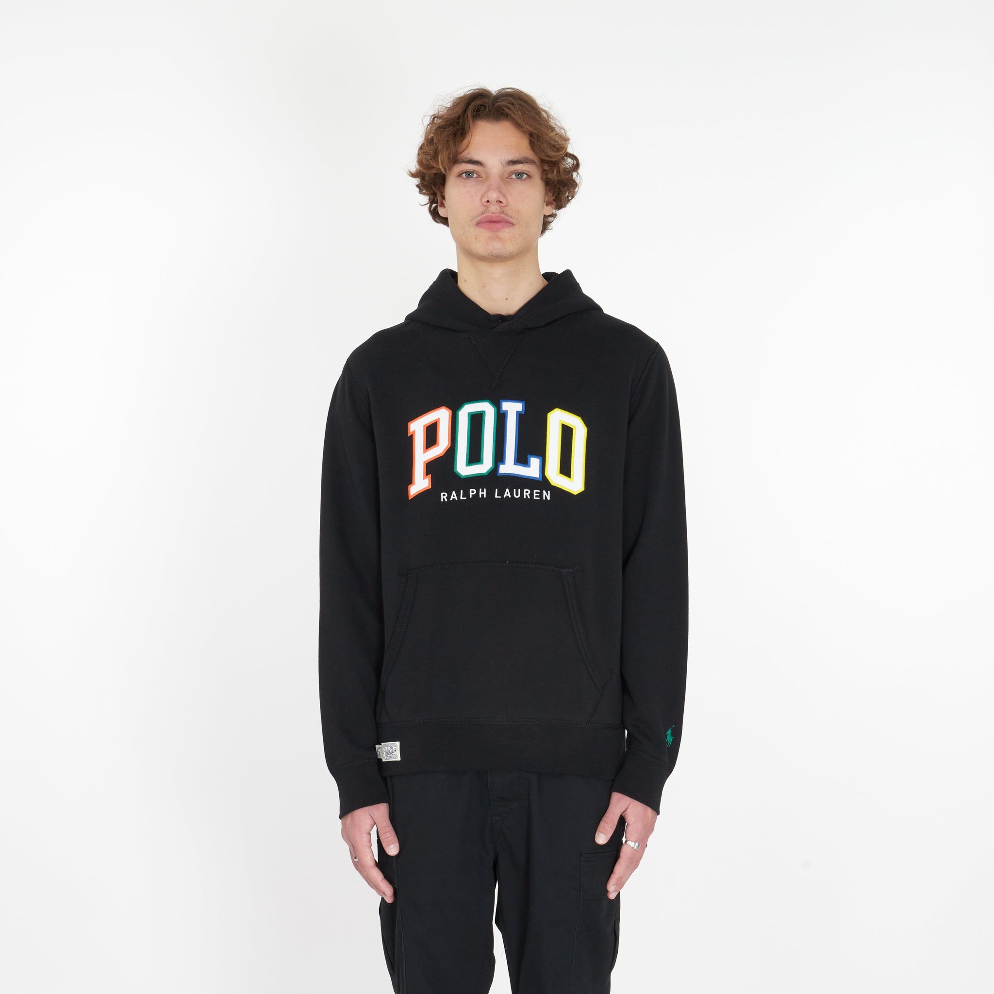Hoodie Polo Noir - Lesthete polo ralph lauren