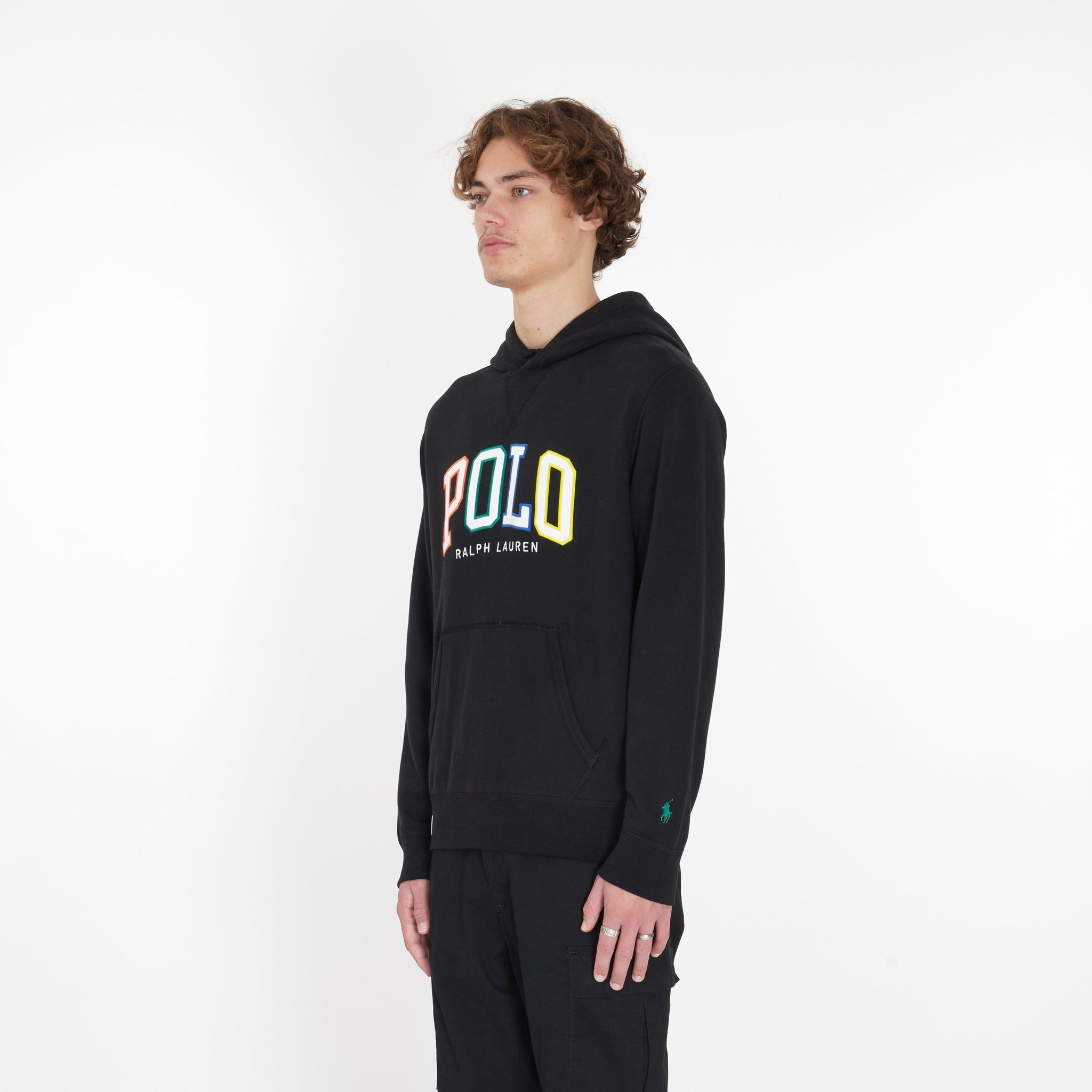 Hoodie Polo Noir - Lesthete polo ralph lauren
