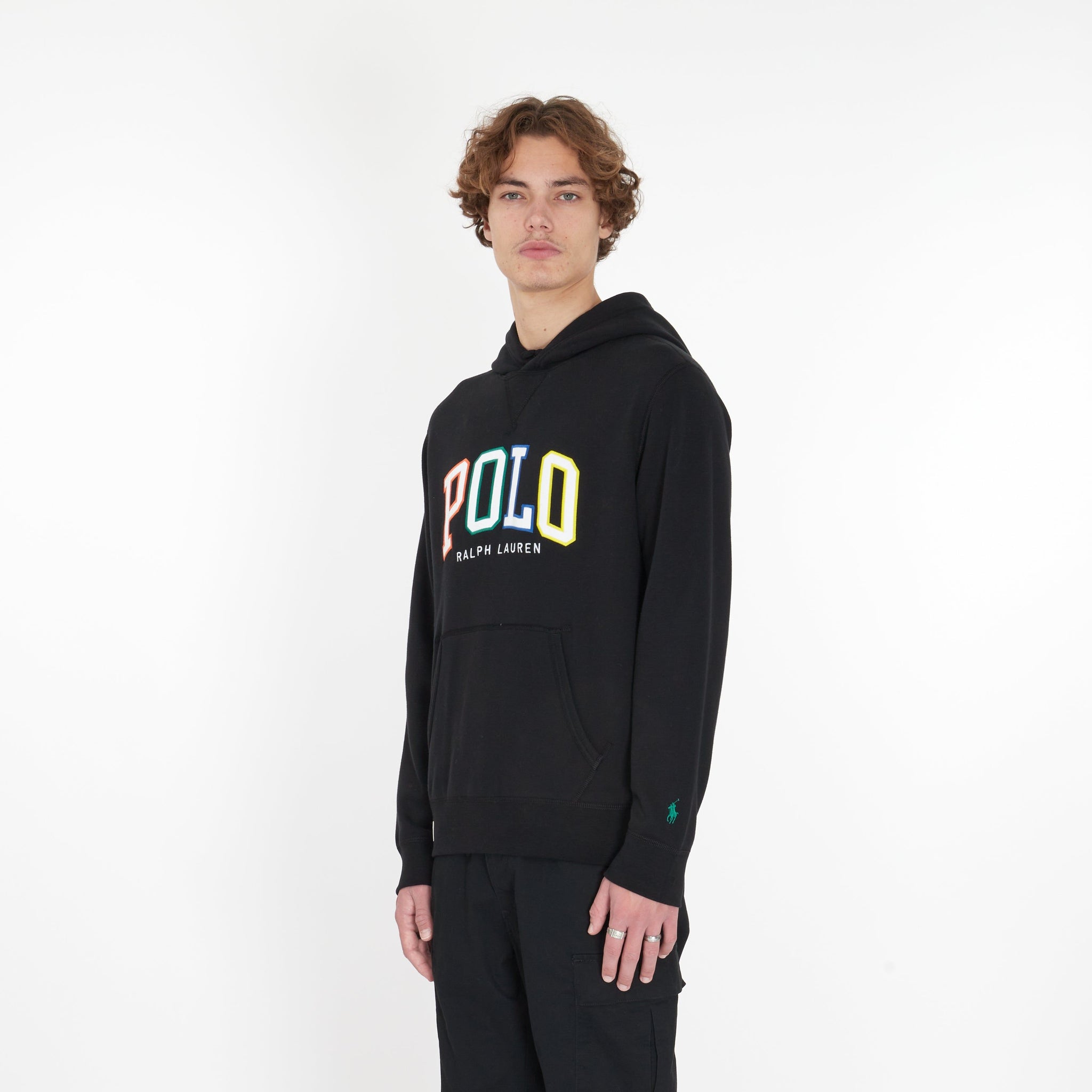 Hoodie Polo Noir - Lesthete polo ralph lauren