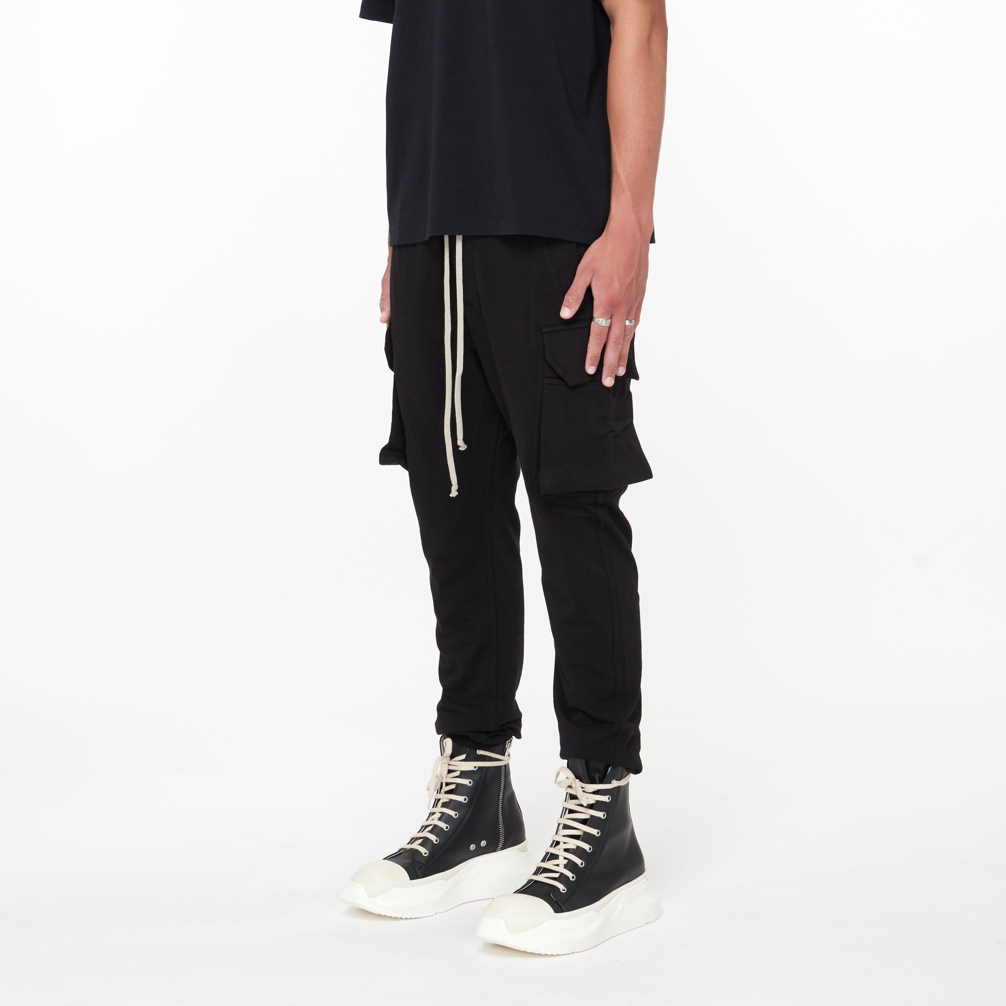 Pantalon Mastodon Jersey Noir - Lesthete rick owens drkshdw