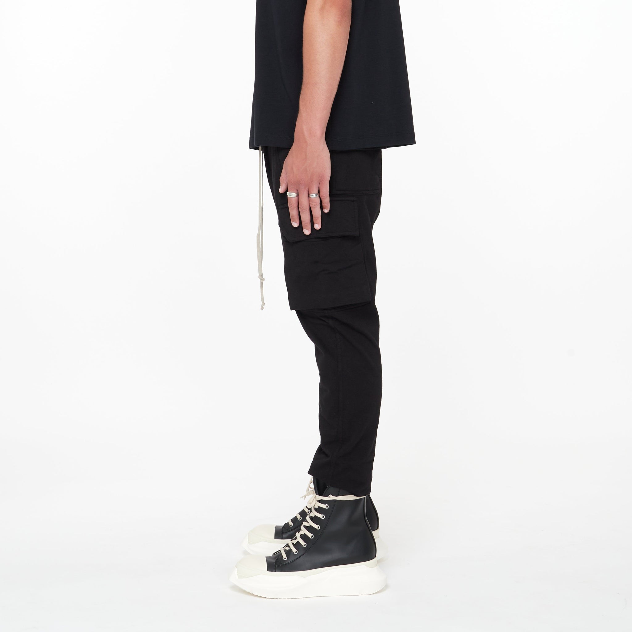Pantalon Mastodon Jersey Noir - Lesthete rick owens drkshdw