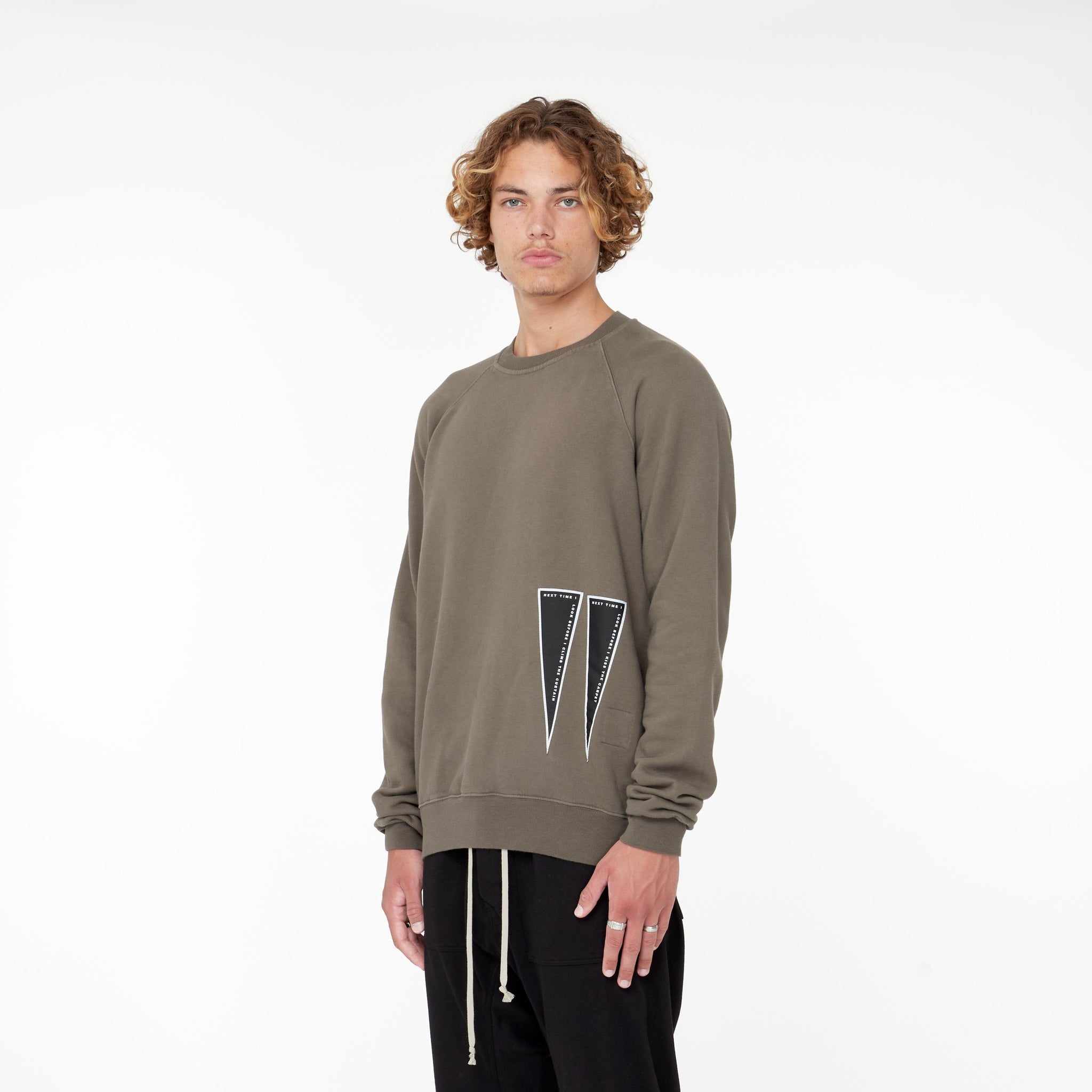 Crewneck Baseball T Gris - Lesthete rick owens drkshdw