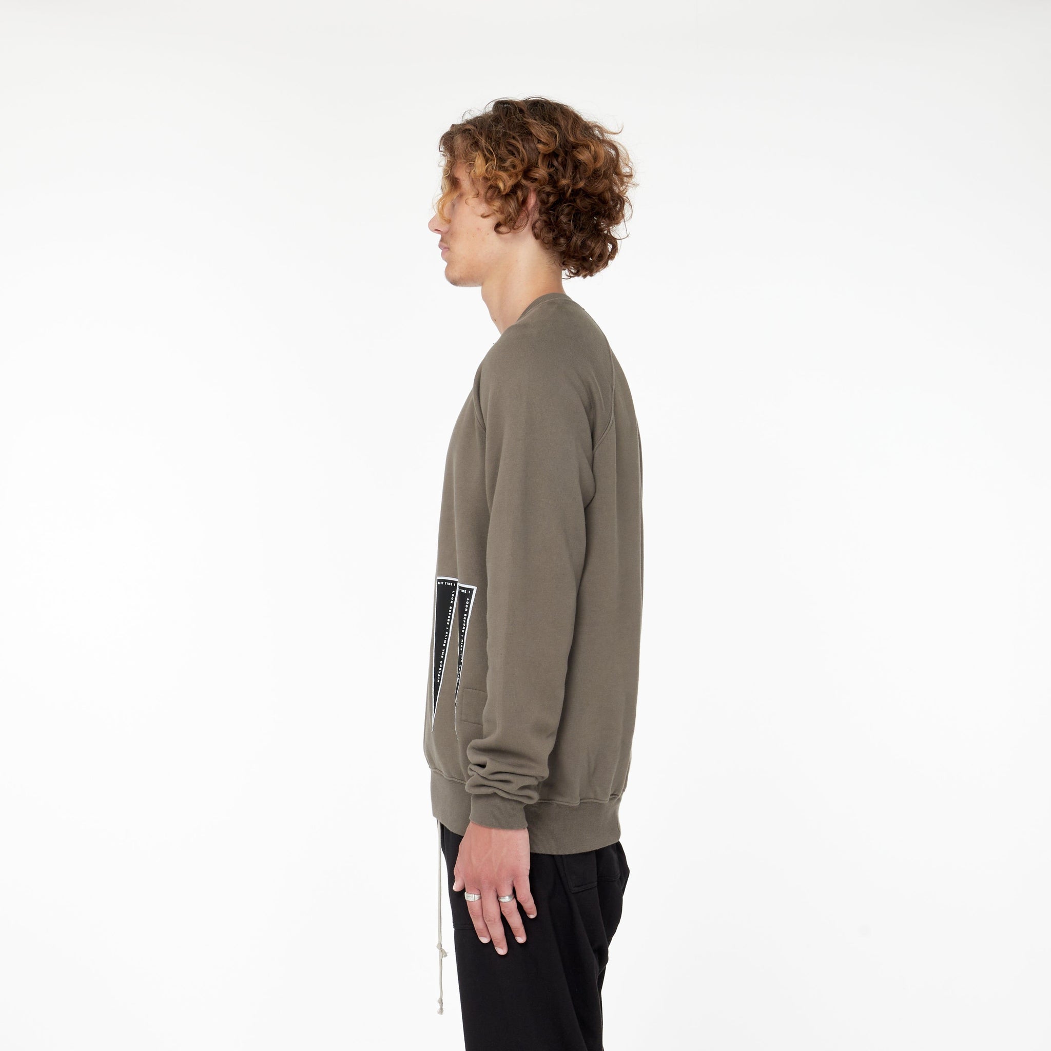 Crewneck Baseball T Gris - Lesthete rick owens drkshdw