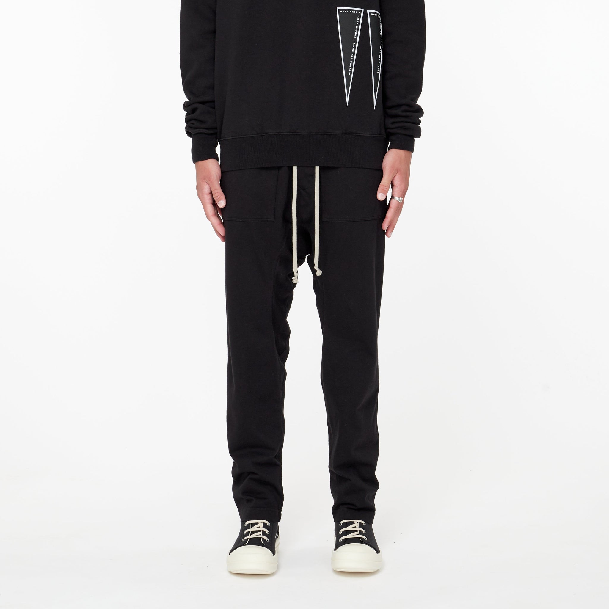 Pantalon Sarouel Noir - Lesthete rick owens drkshdw