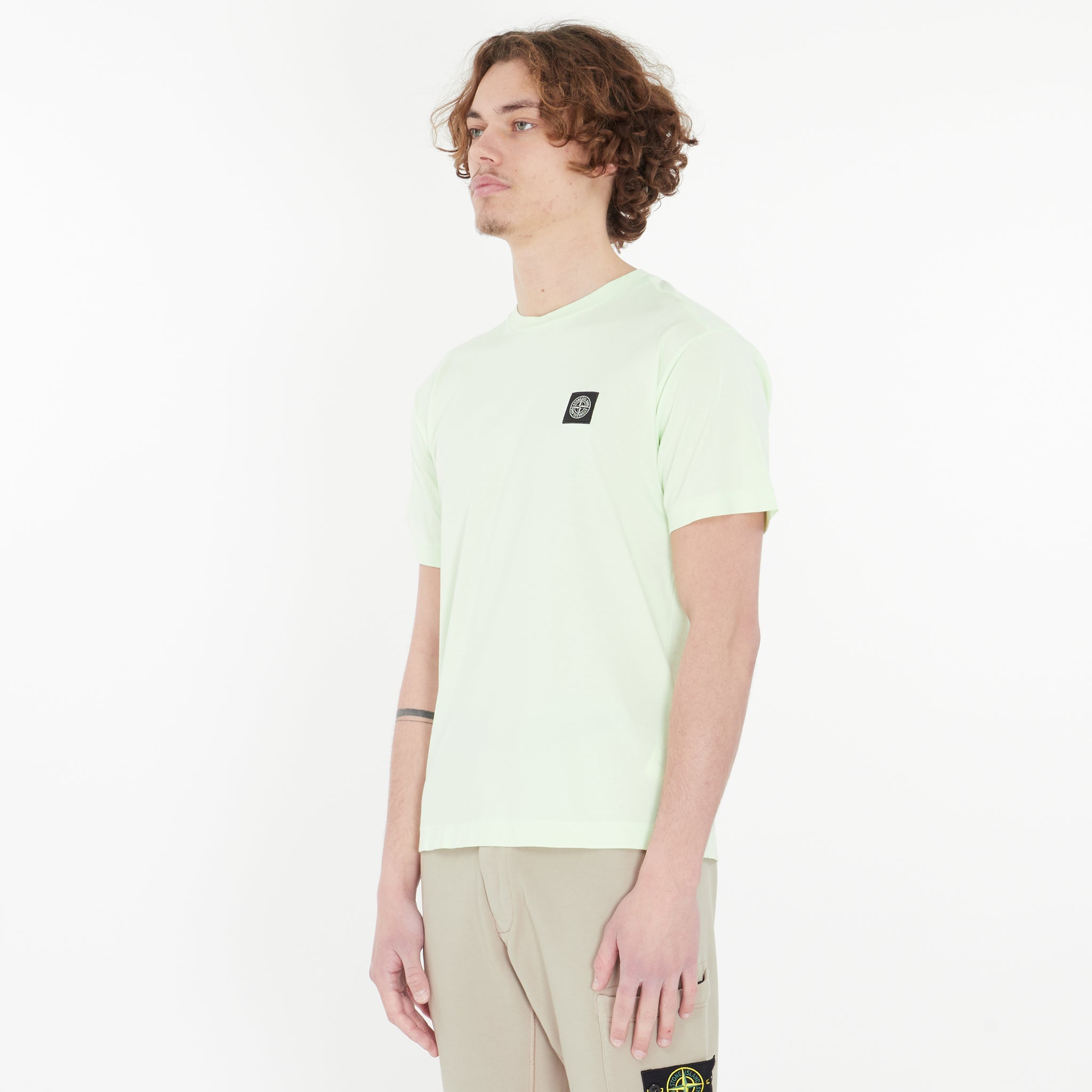 T-shirt Stone Island Logo Vert