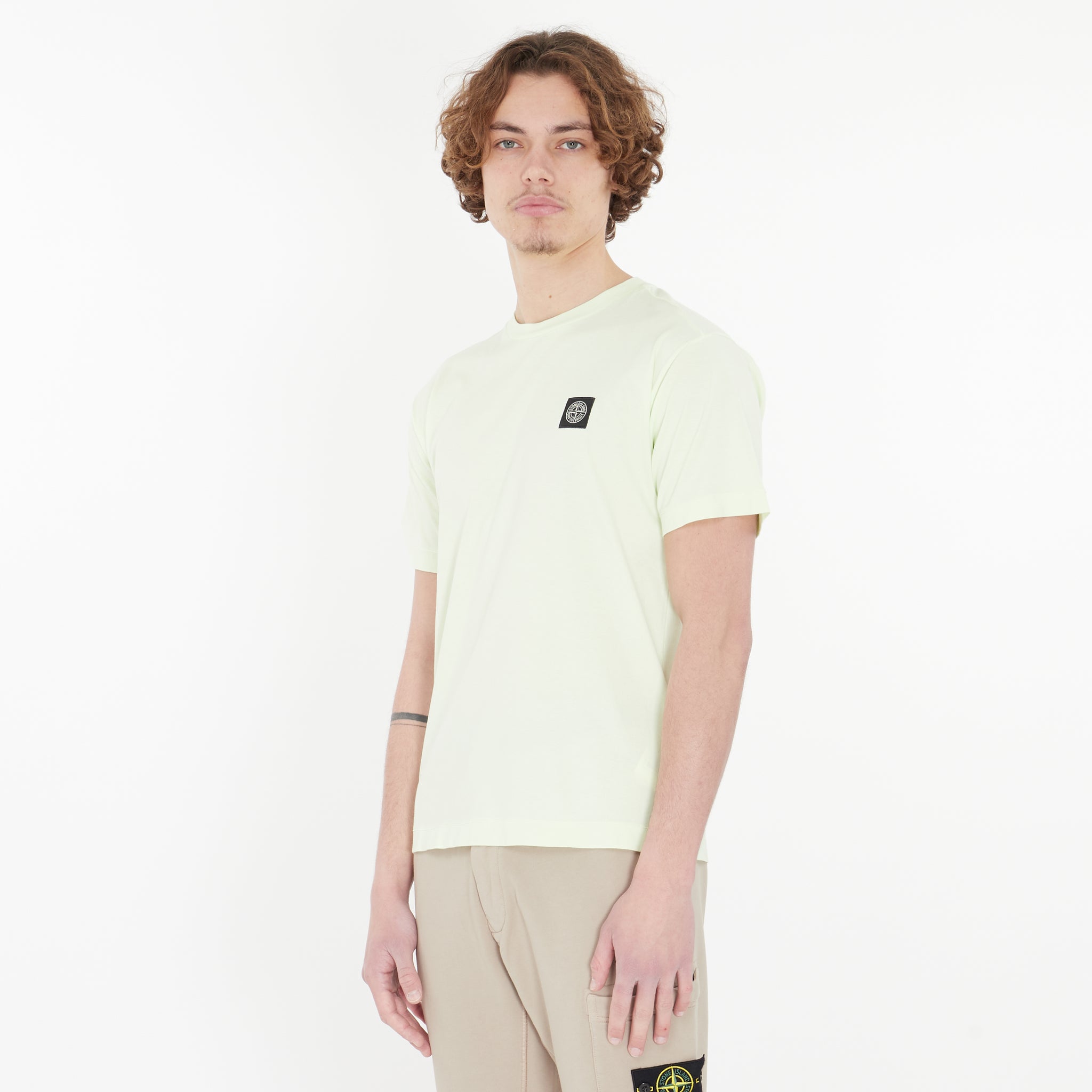 T-shirt Stone Island Logo Vert