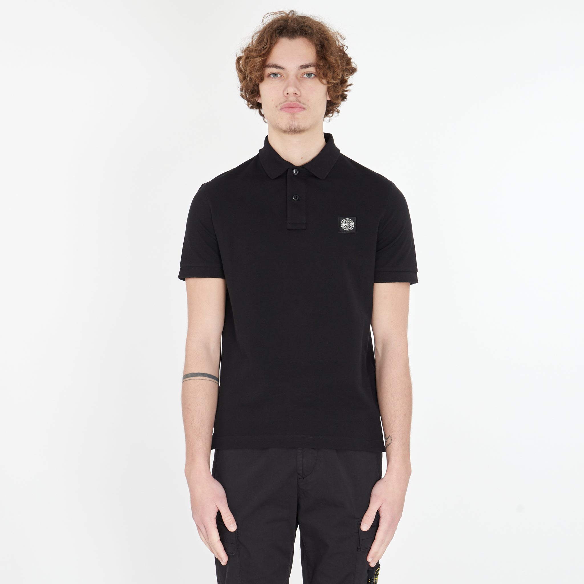 Polo Stone Island Patch Logo
