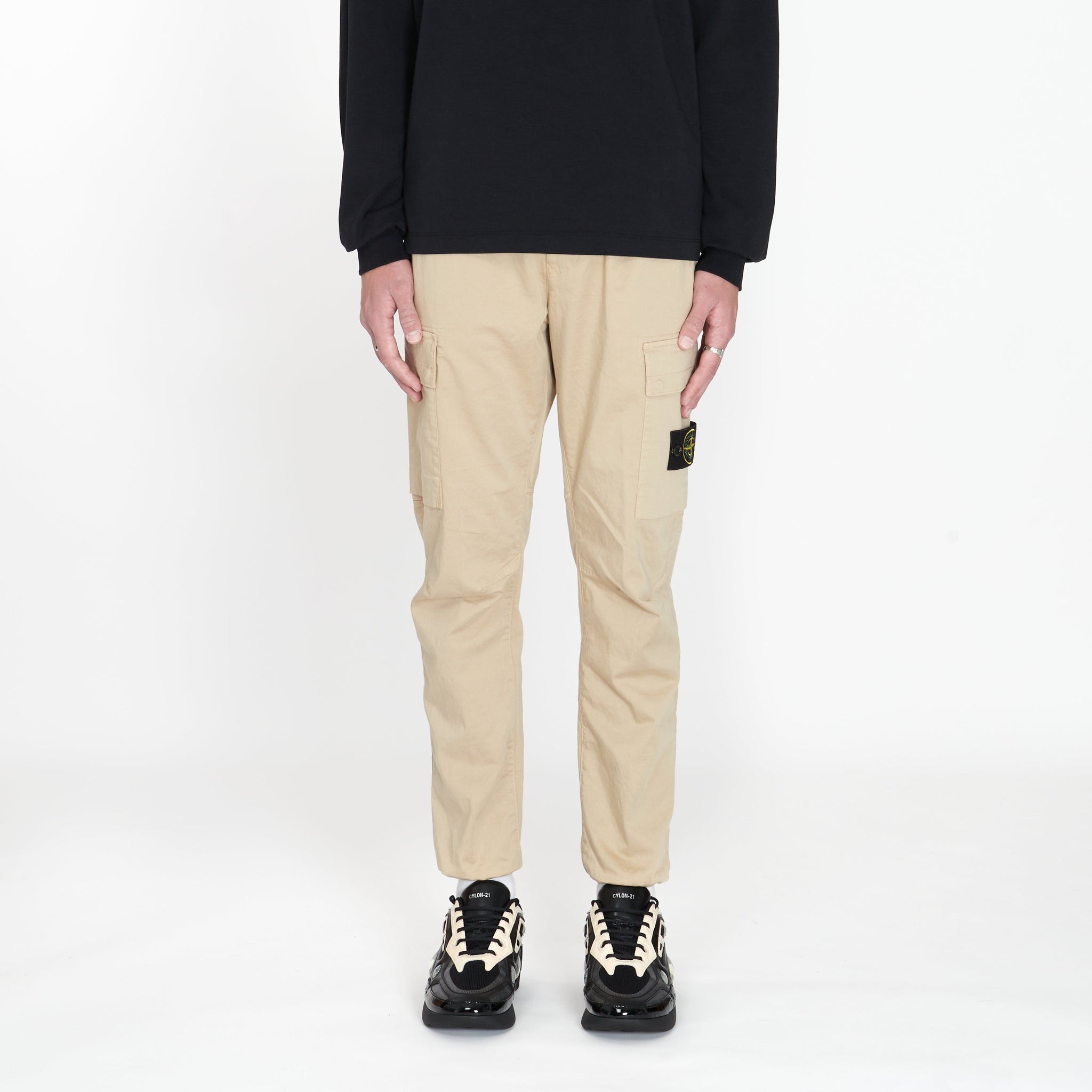 Pantalon Cargo Beige - Lesthete stone island