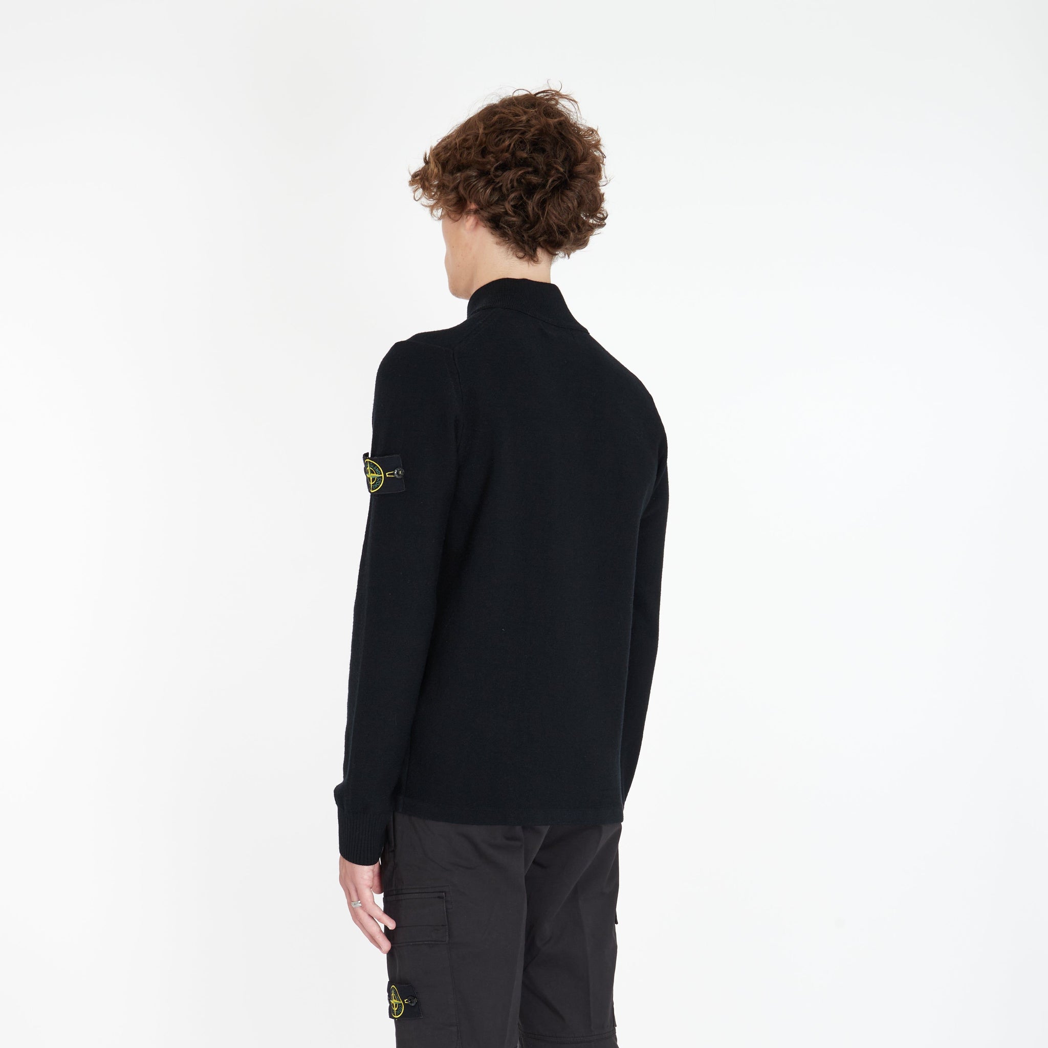 Cardigan à Zip en Maille - Lesthete stone island