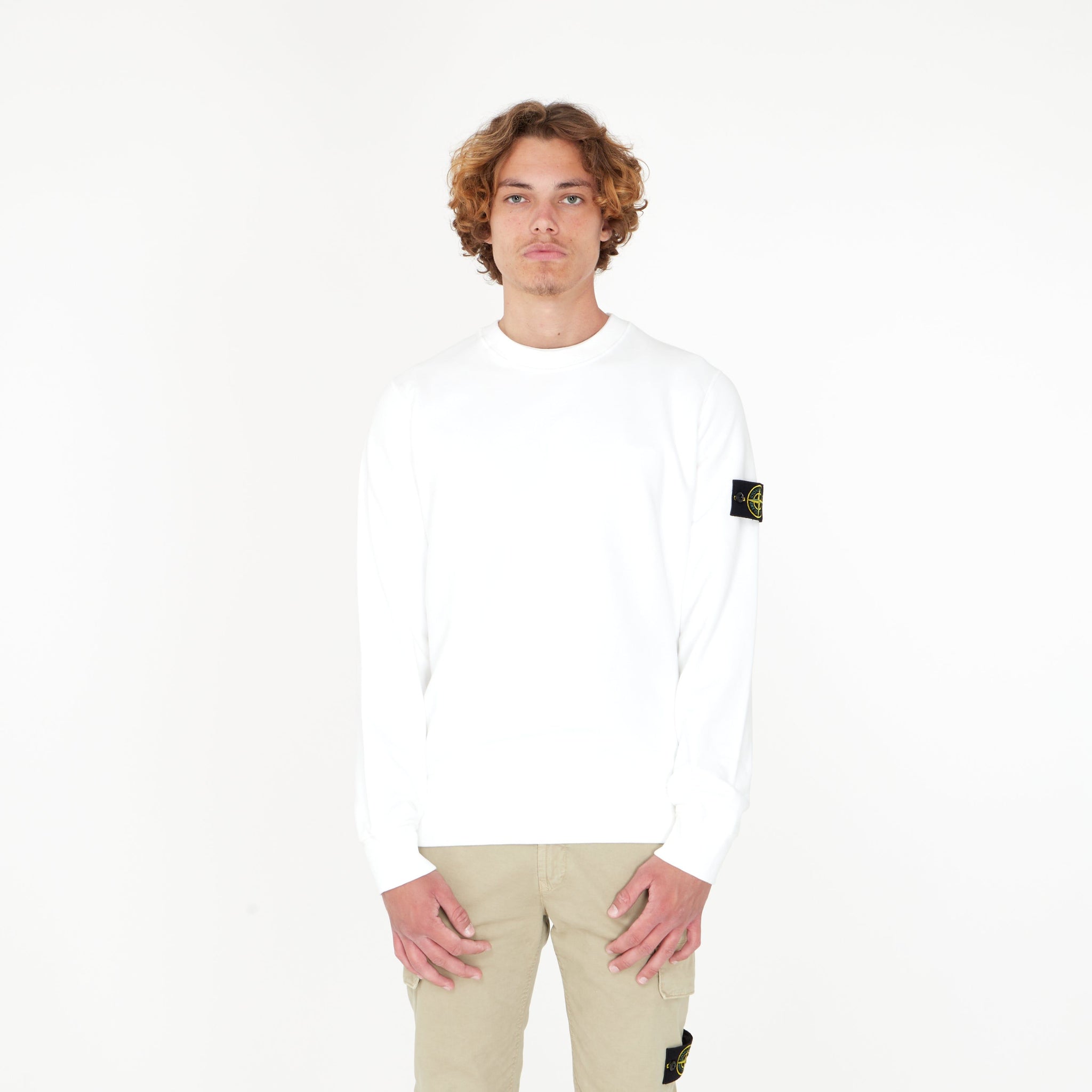 Crewneck Blanc - Lesthete stone island