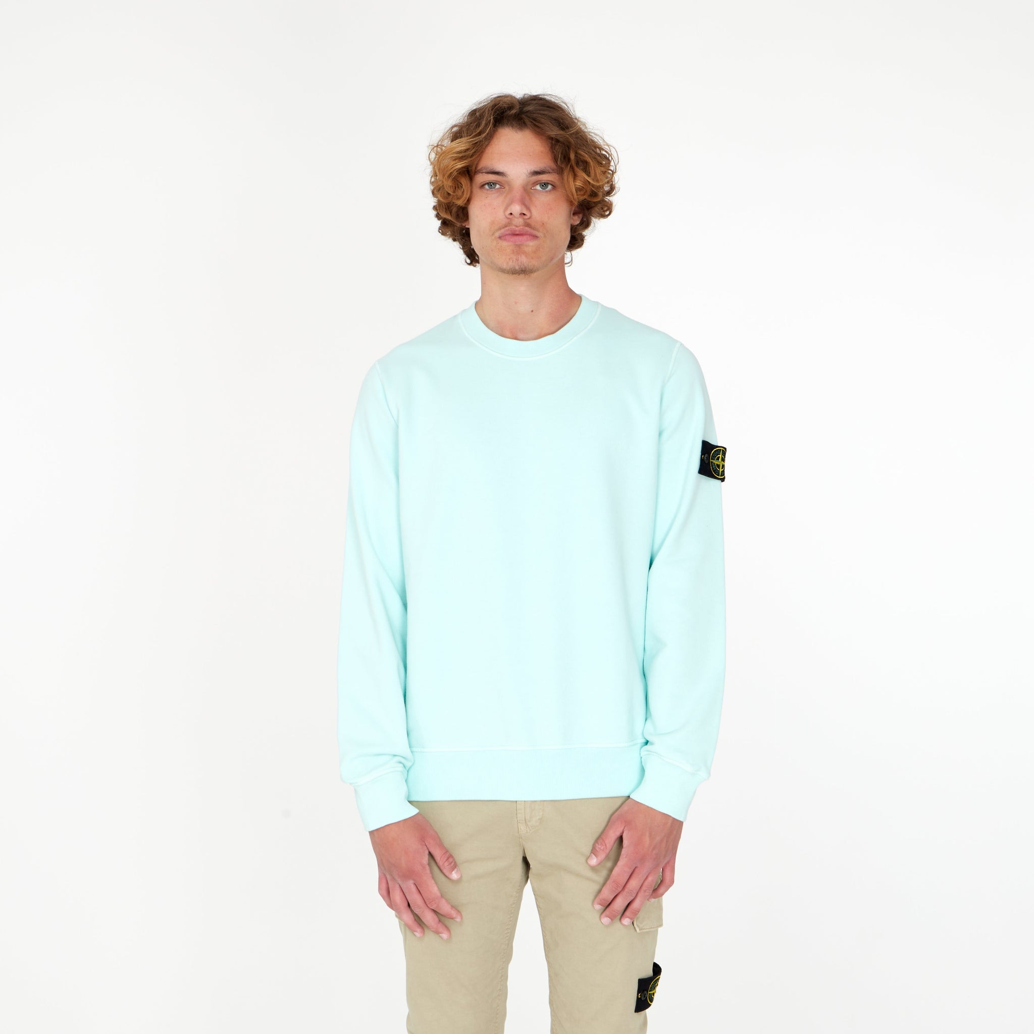 Crewneck Bleu Ciel - Lesthete stone island