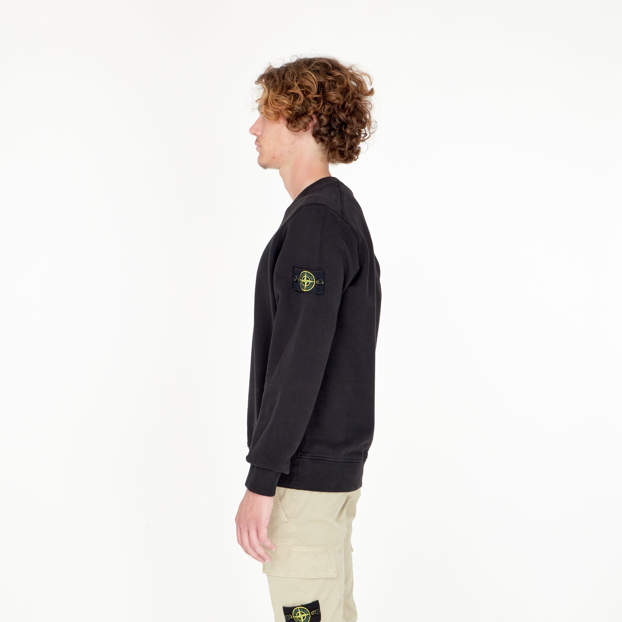 Crewneck Noir - Lesthete stone island