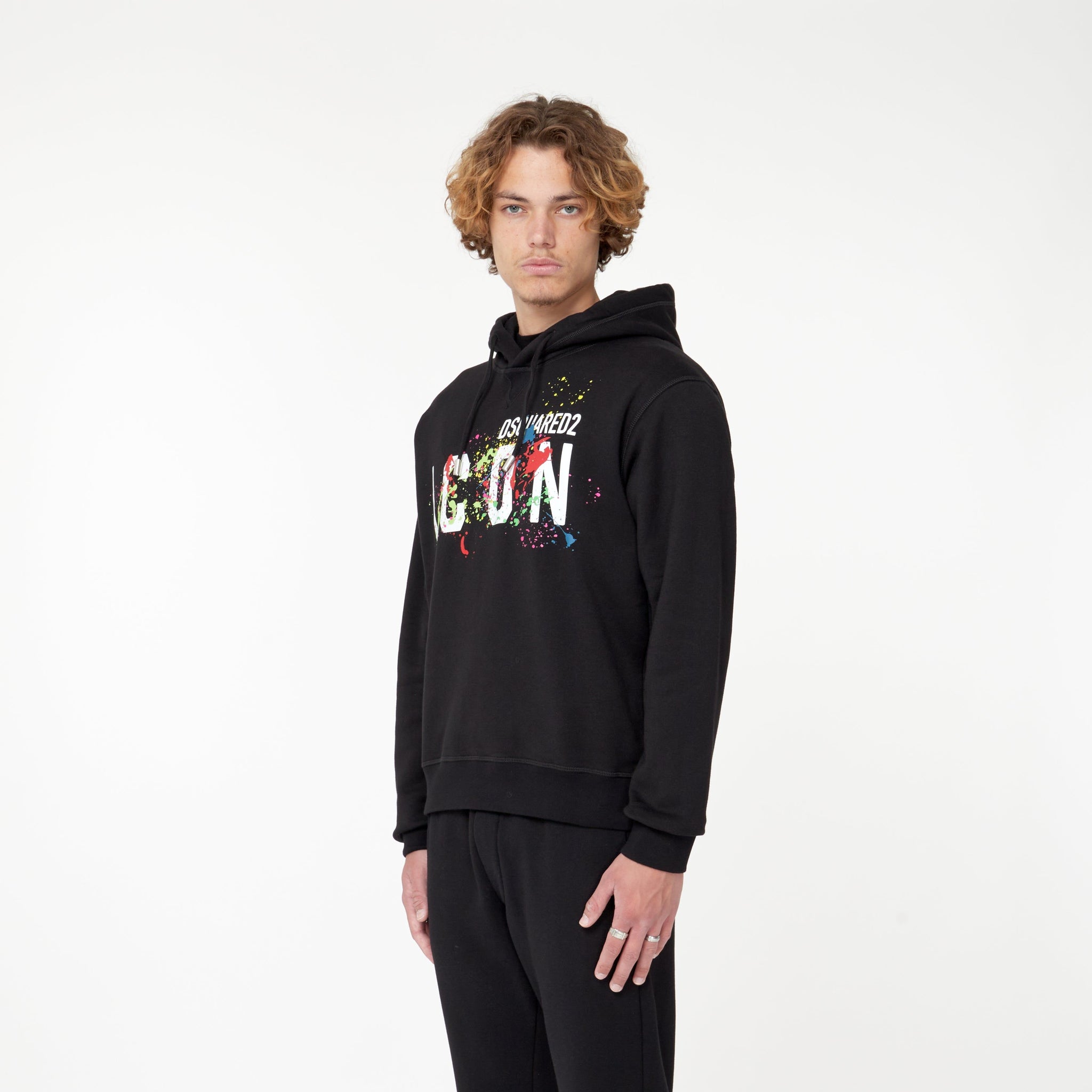 Hoodie Icon Splatter - Lesthete dsquared²