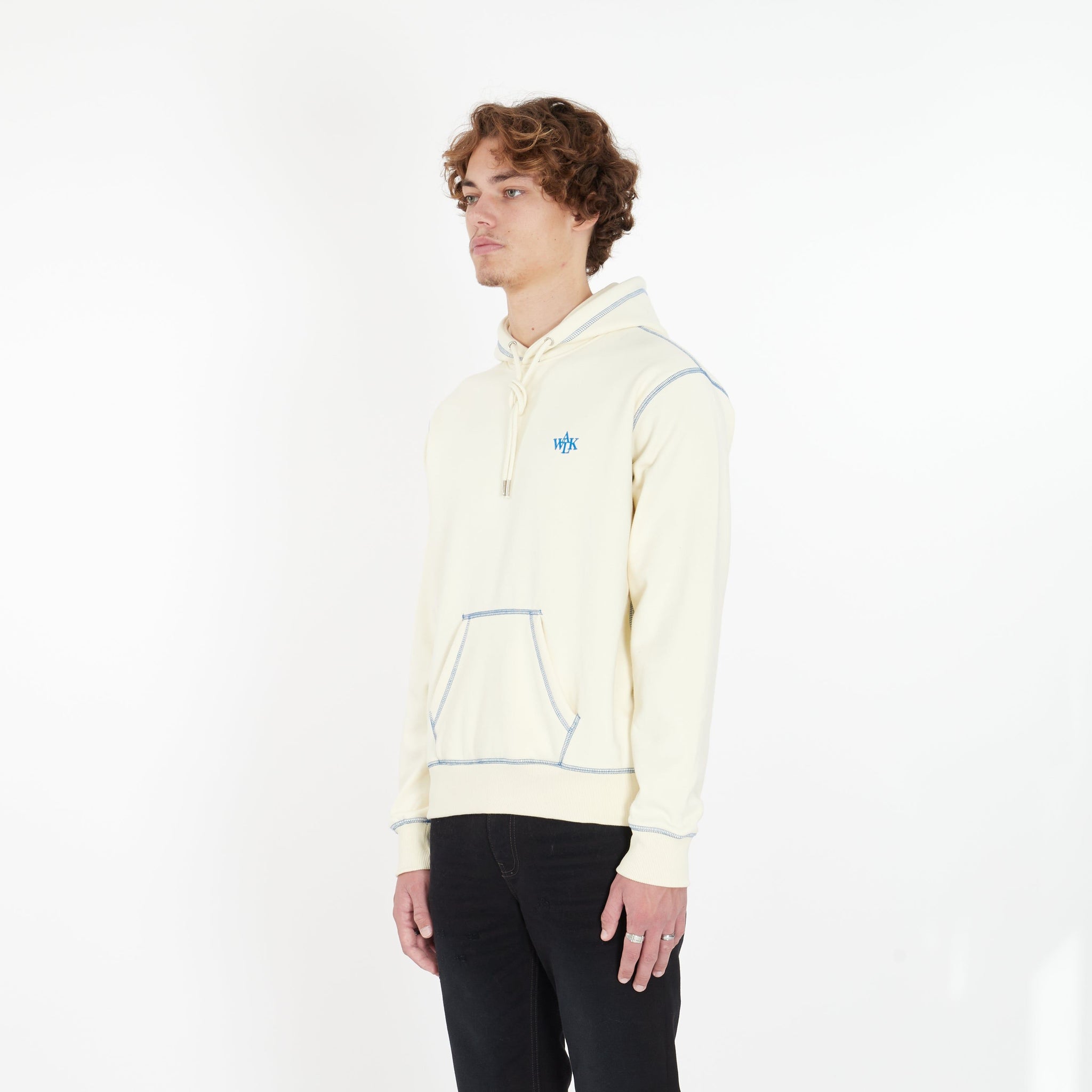 Hoodie Walk à Surjet Beige - Lesthete walk in paris