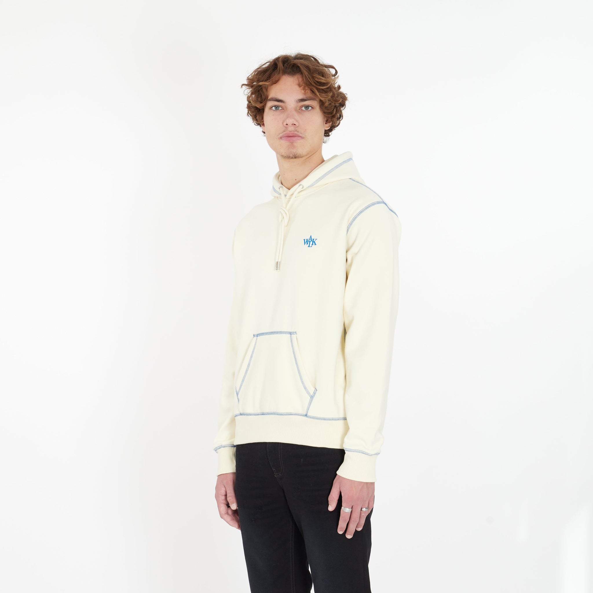 Hoodie Walk à Surjet Beige - Lesthete walk in paris
