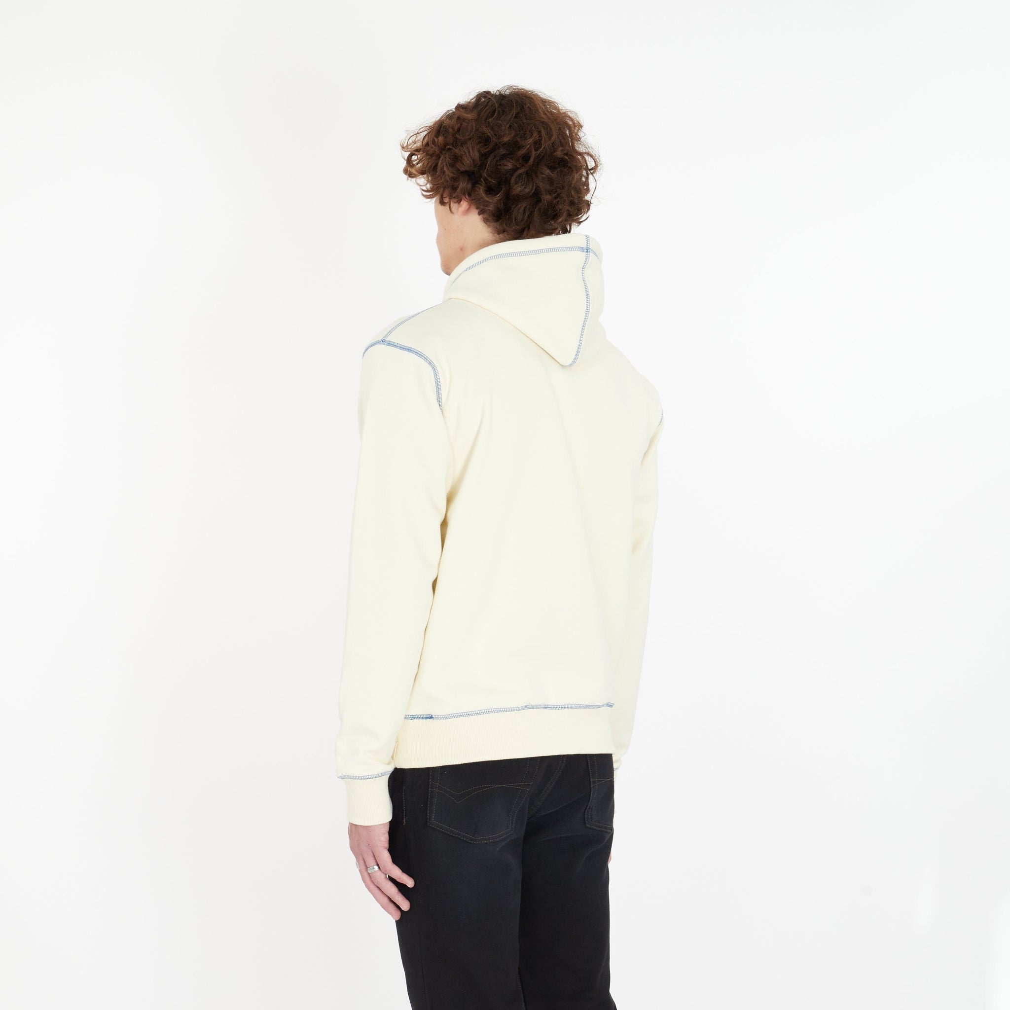 Hoodie Walk à Surjet Beige - Lesthete walk in paris